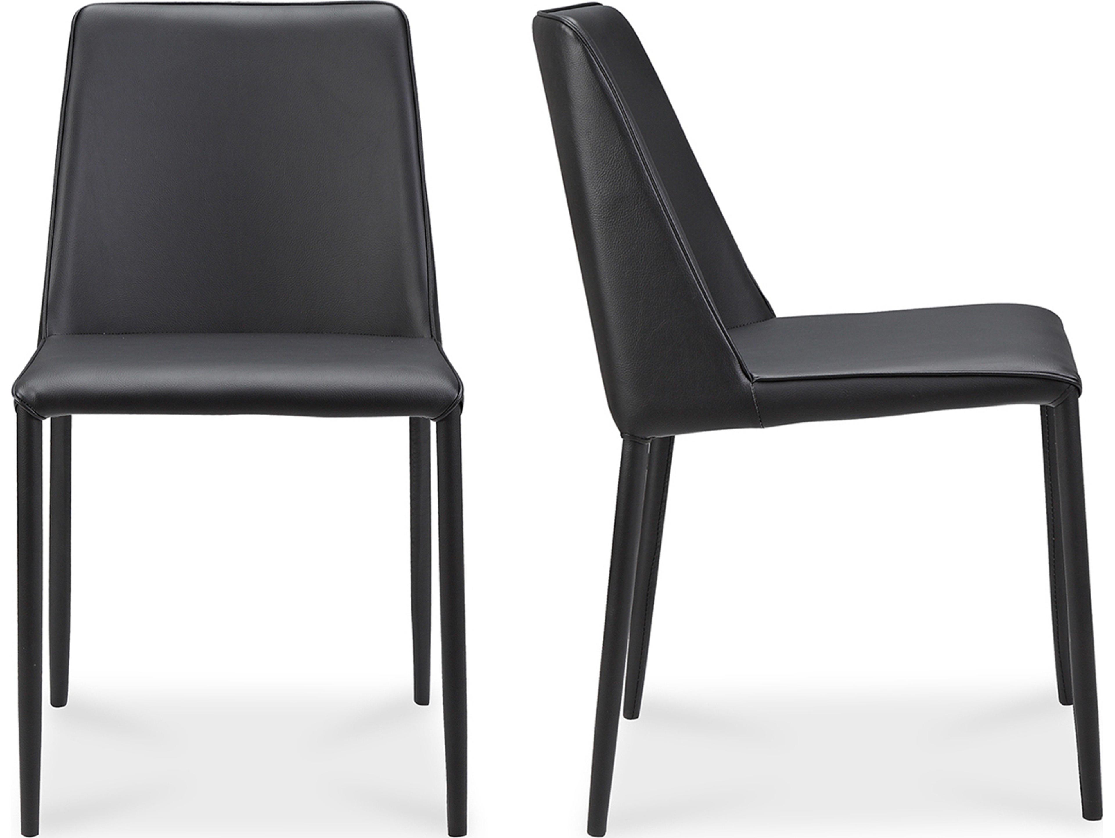 Moe's Home Gray Upholstered Side Dining Chair - Set of Two