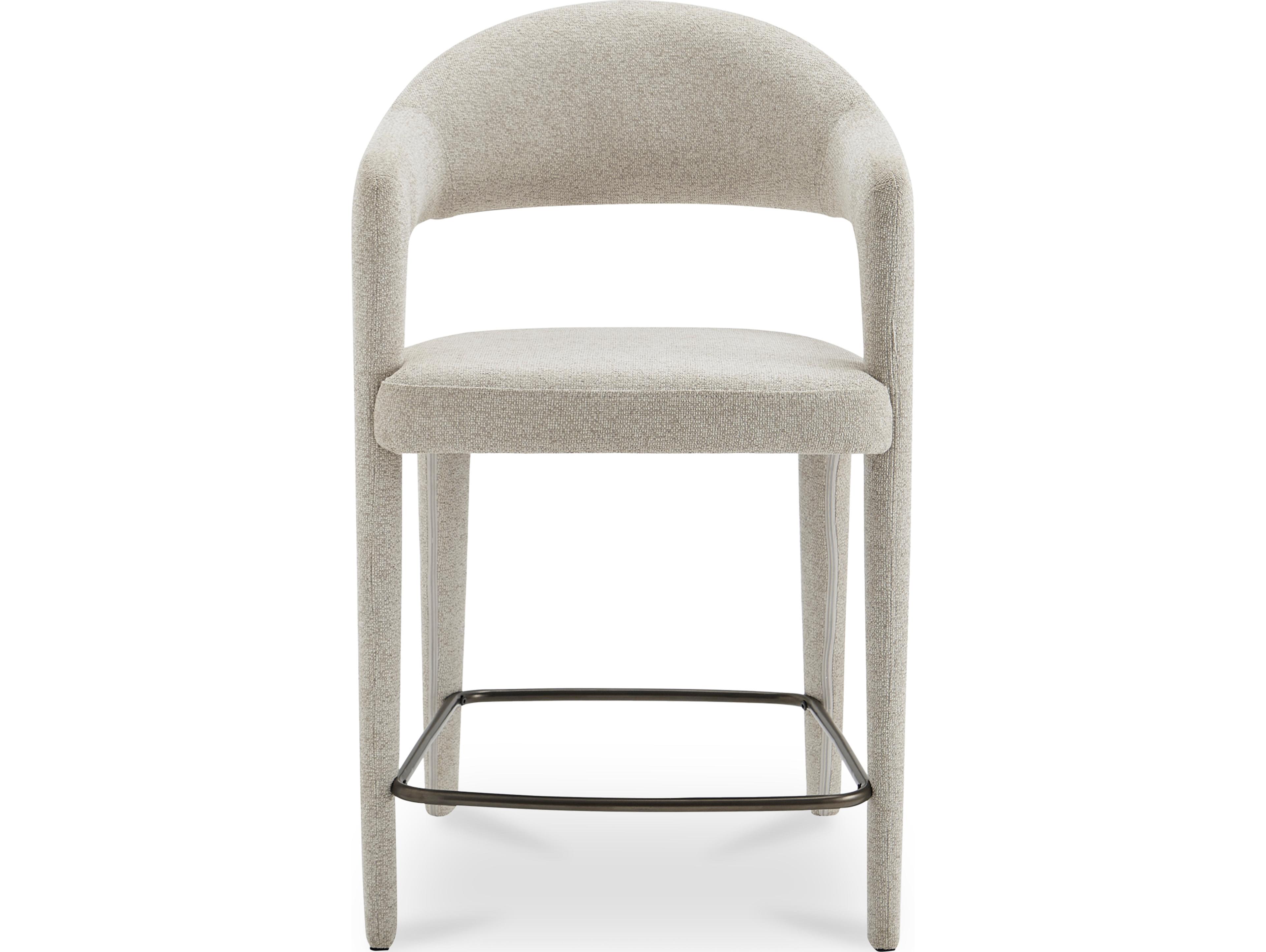 Martens Beige Upholstered Counter Stool