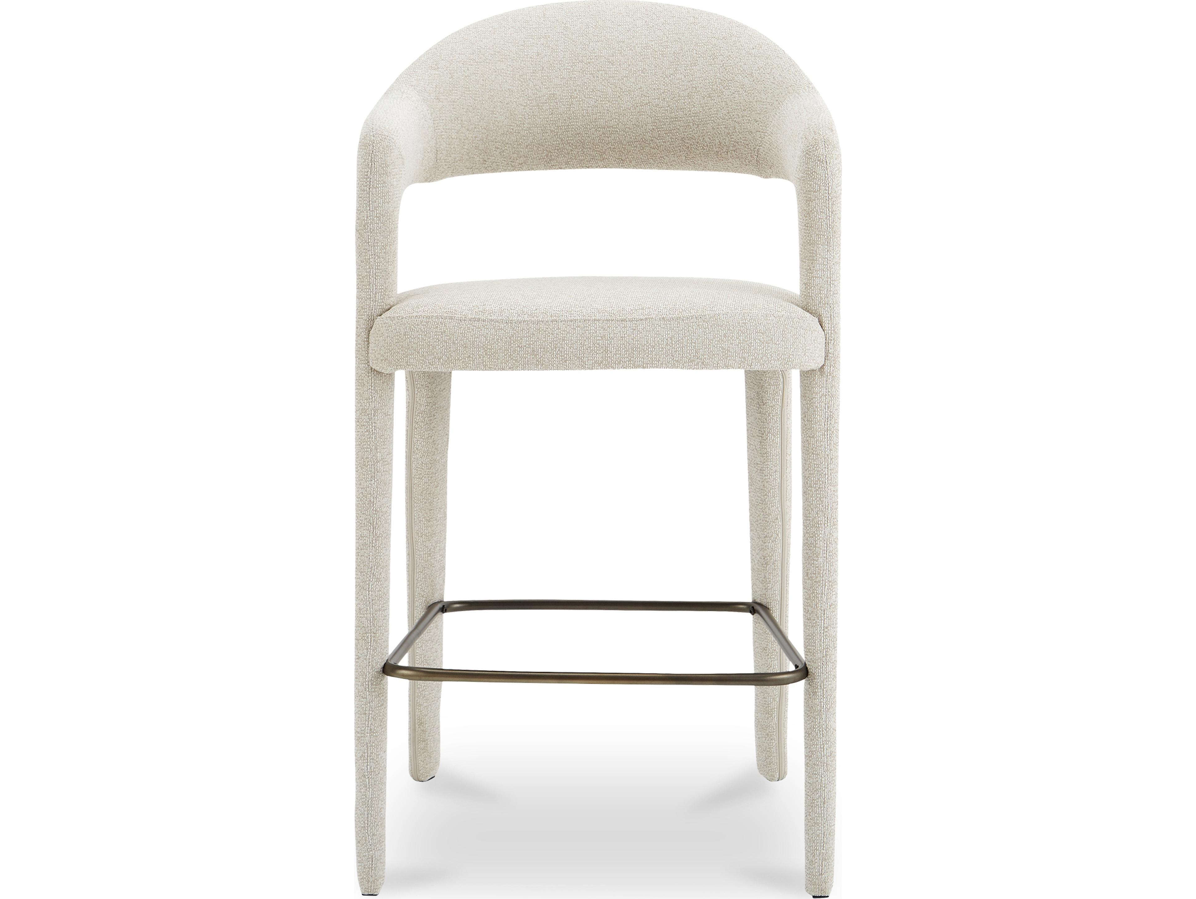 Martens Beige Upholstered Bar Stool