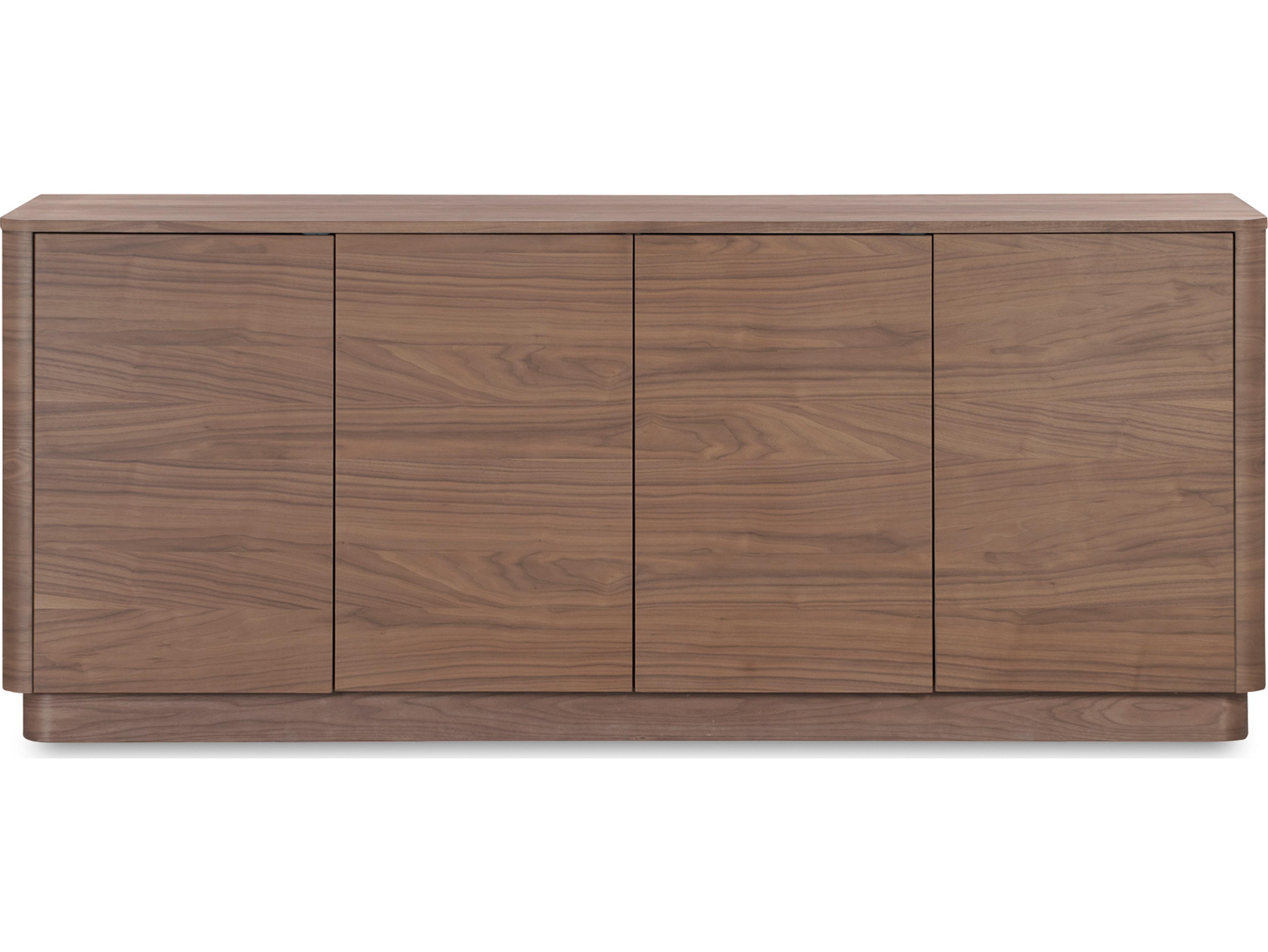 Moe's Home Round Off 72" Rubberwood Brown Sideboard