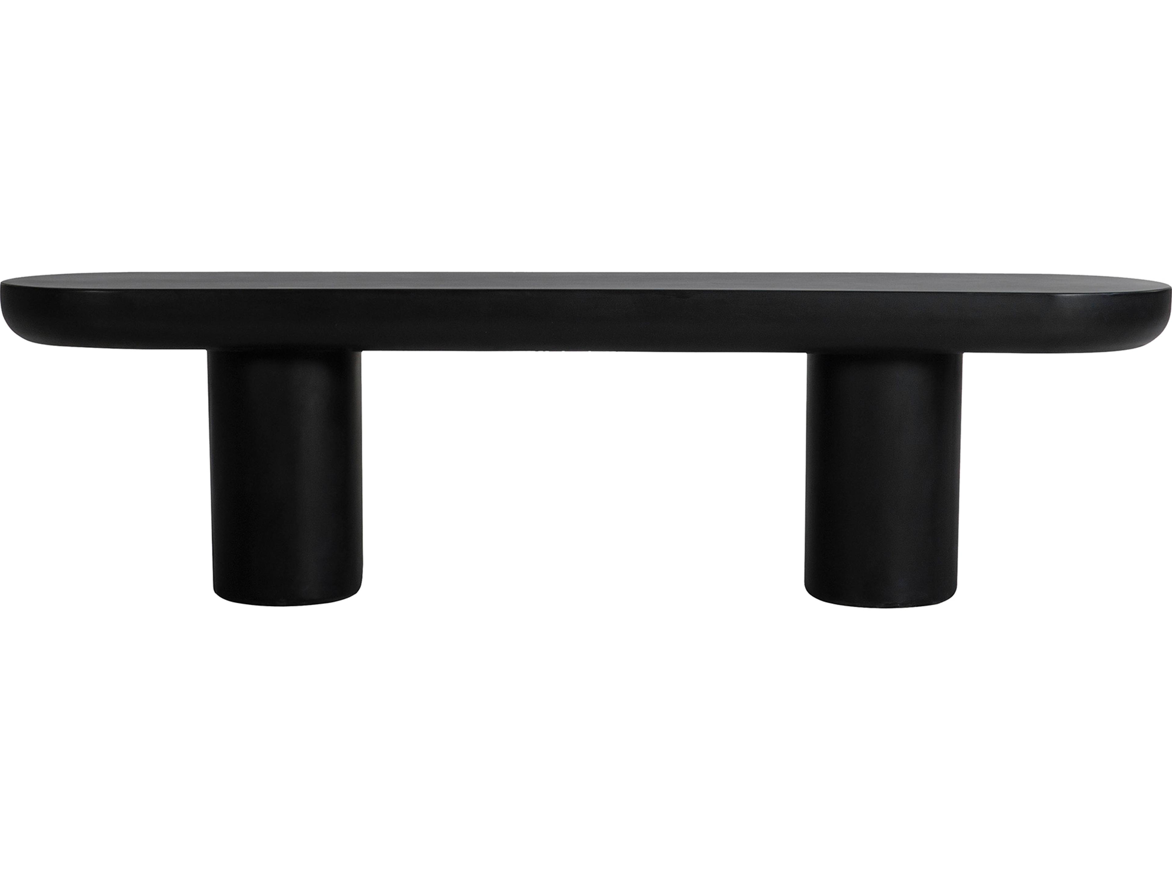 Moe's Home Rocca Bench Black