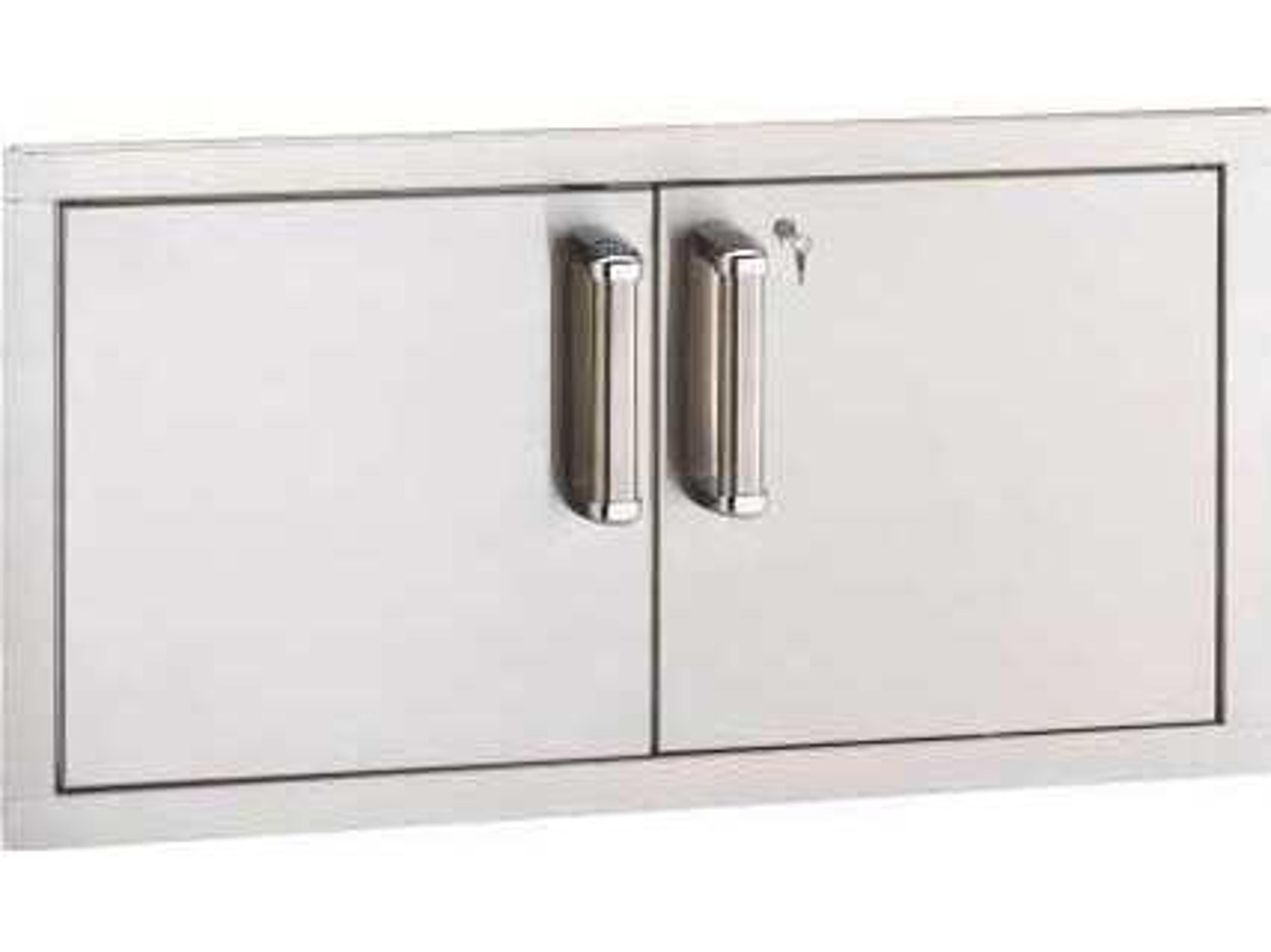 Fire Magic Flush Double Access Doors with Lock