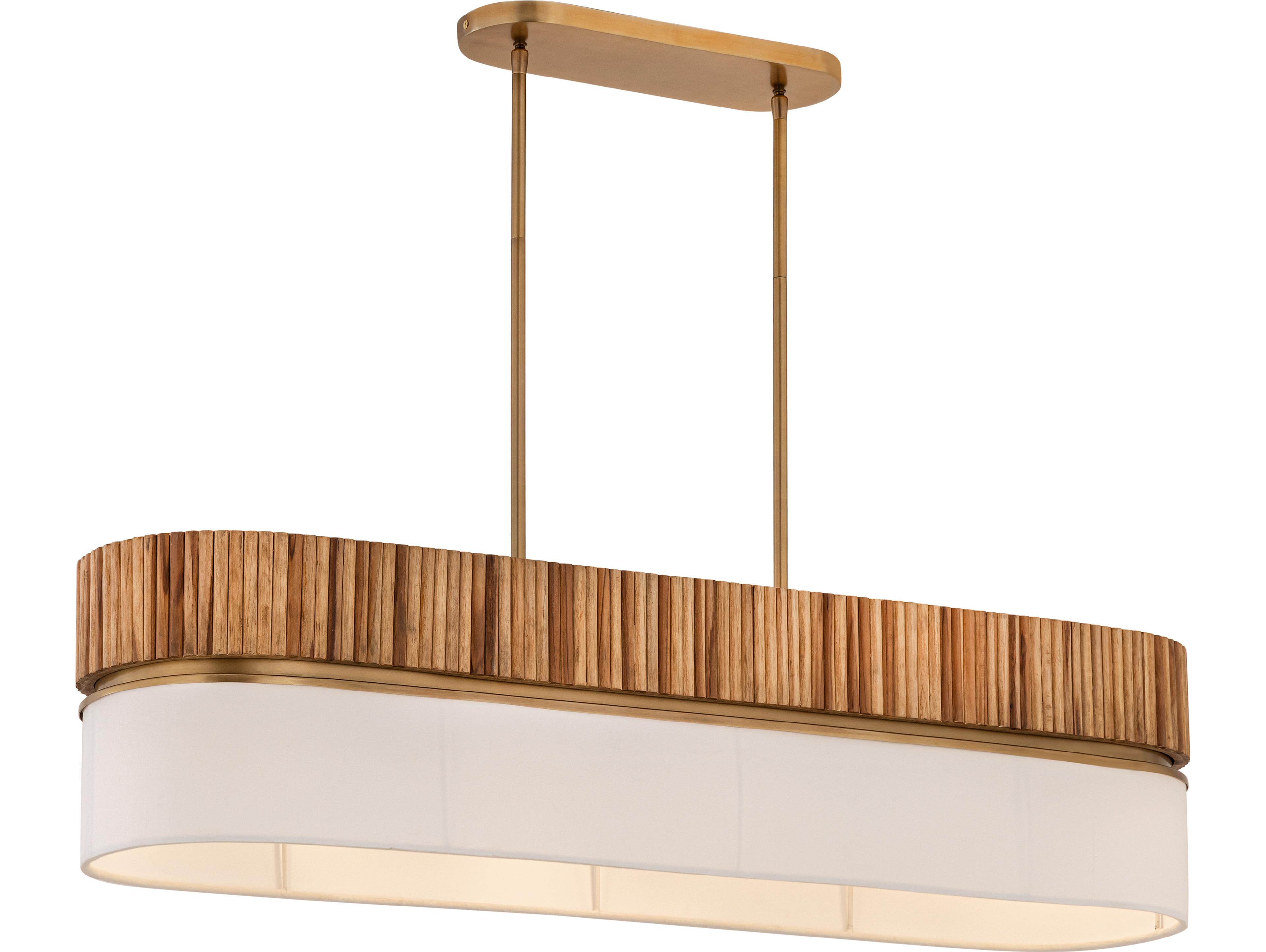 Minka Lavery Nebri 5-Light Legacy Brass Island Pendant