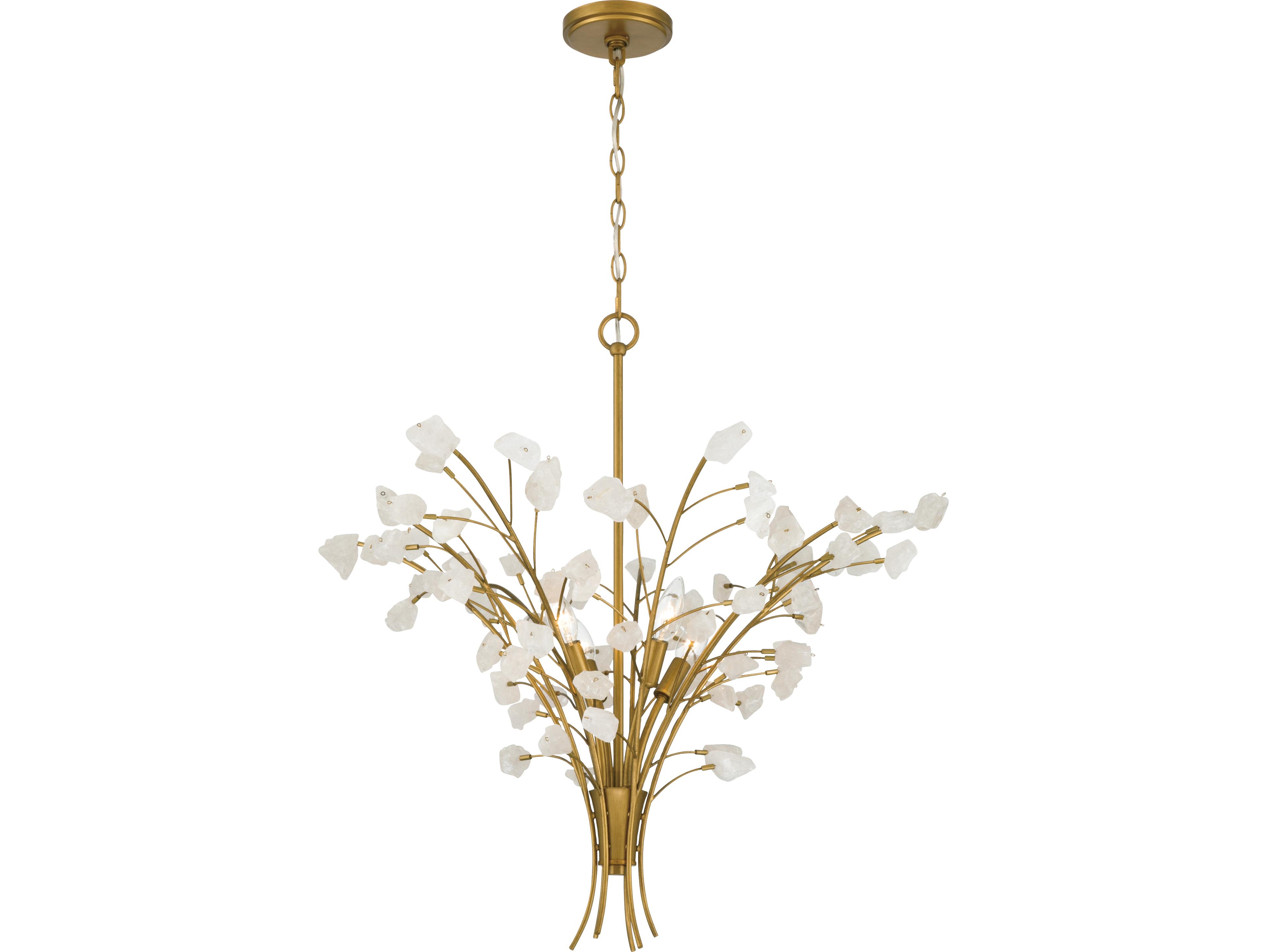 Minka Lavery Ramus 4-Light Painted Legacy Brass Chandelier
