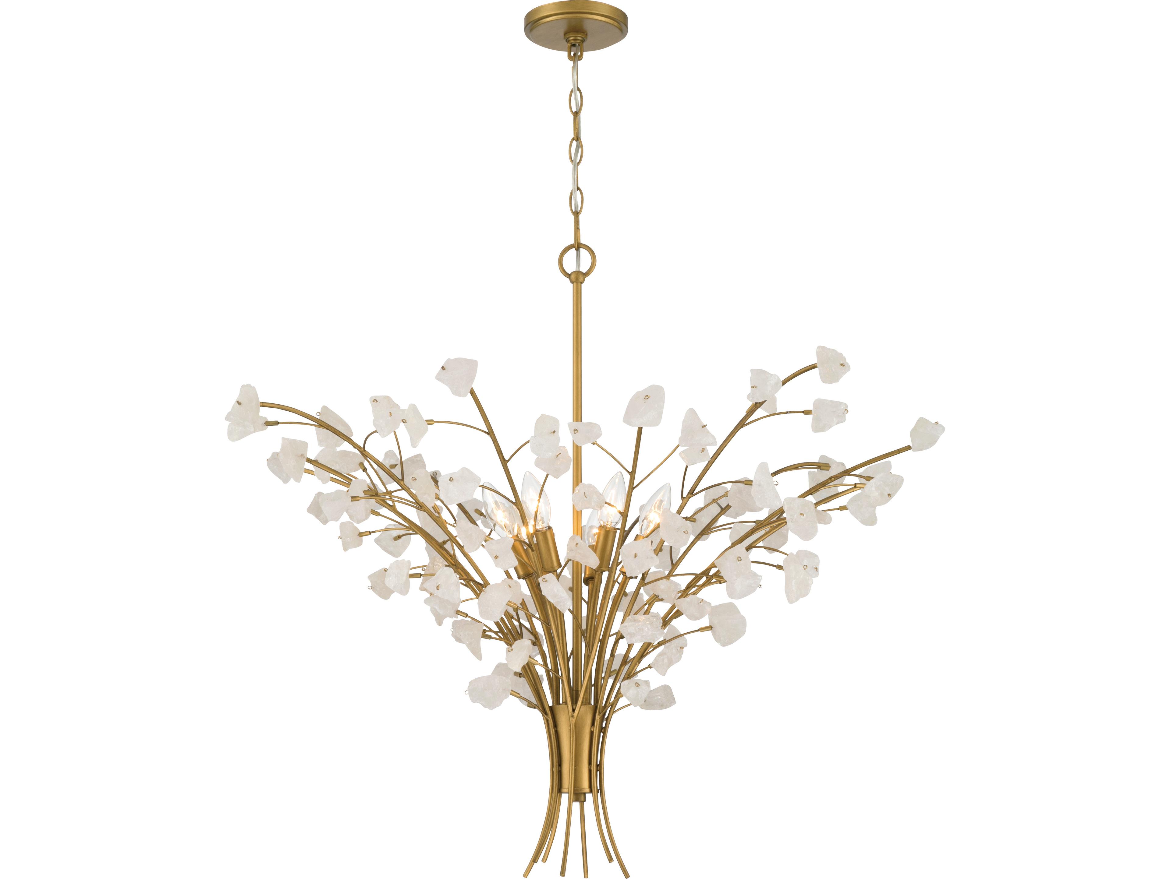 Minka Lavery Ramus 6-Light Painted Legacy Brass Chandelier