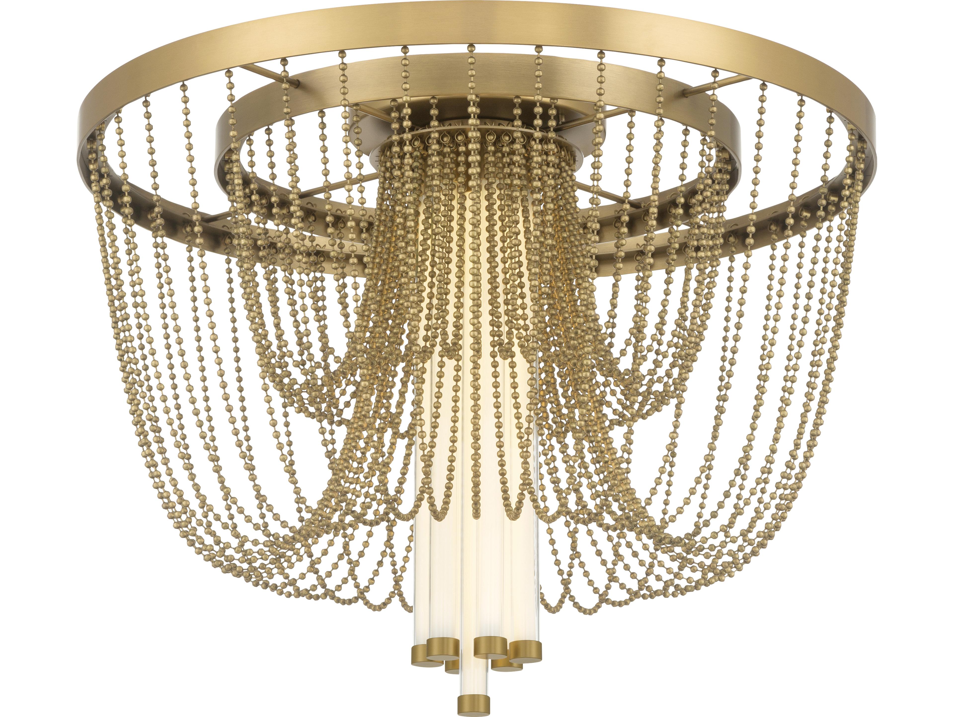 Minka Lavery Jezelle Legacy Brass Flush Mount