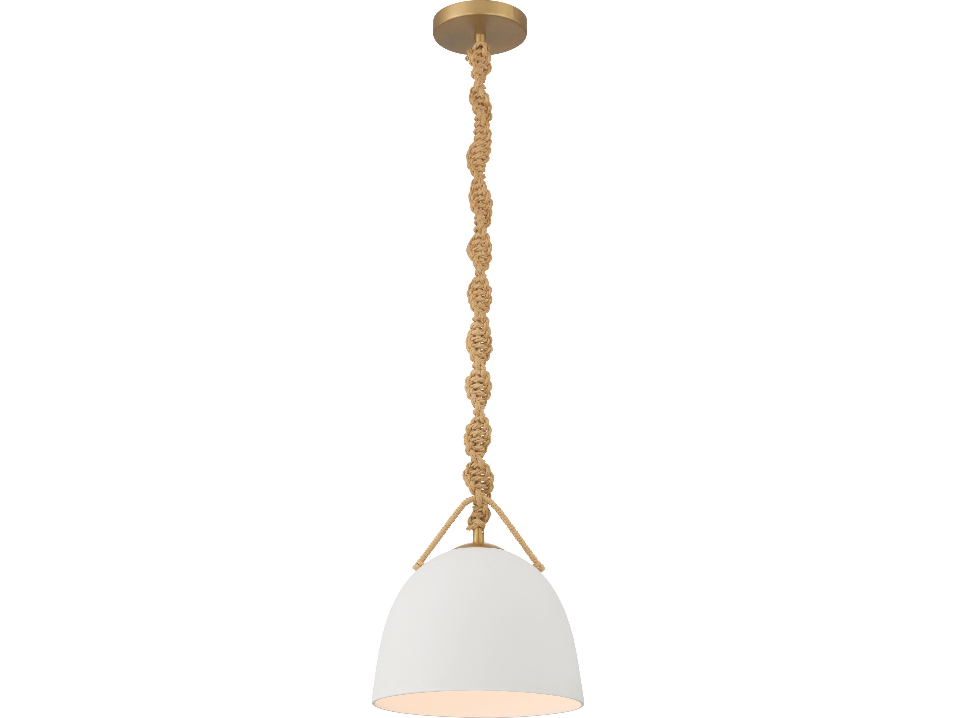 Minka Lavery Cordon 1-Light Legacy Brass Dome Mini Pendant