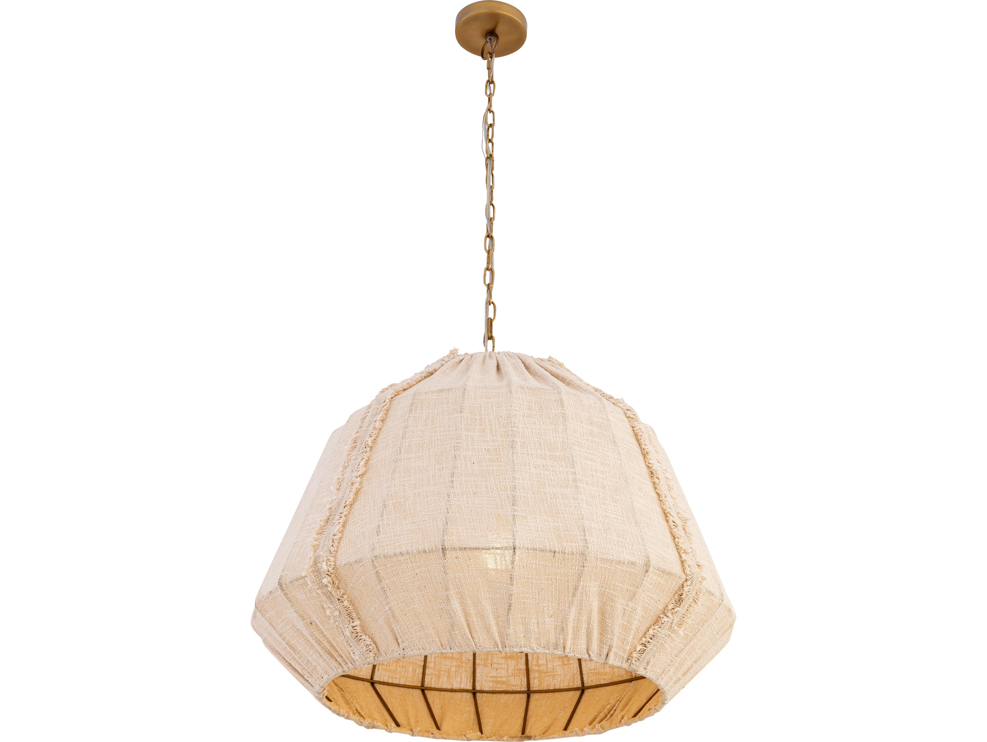 Minka Lavery Velune 1-Light Legacy Brass Pendant