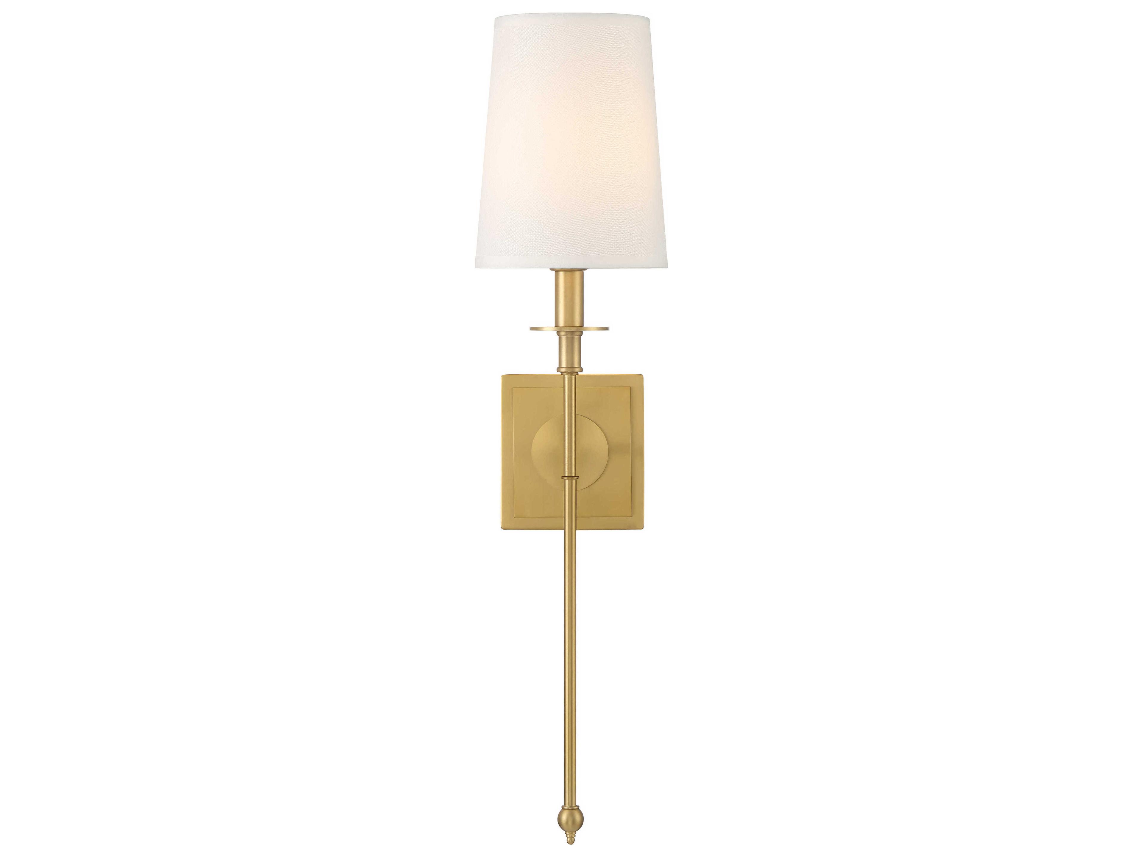 Minka Lavery Calera 1-Light Signature Brass Wall Sconce