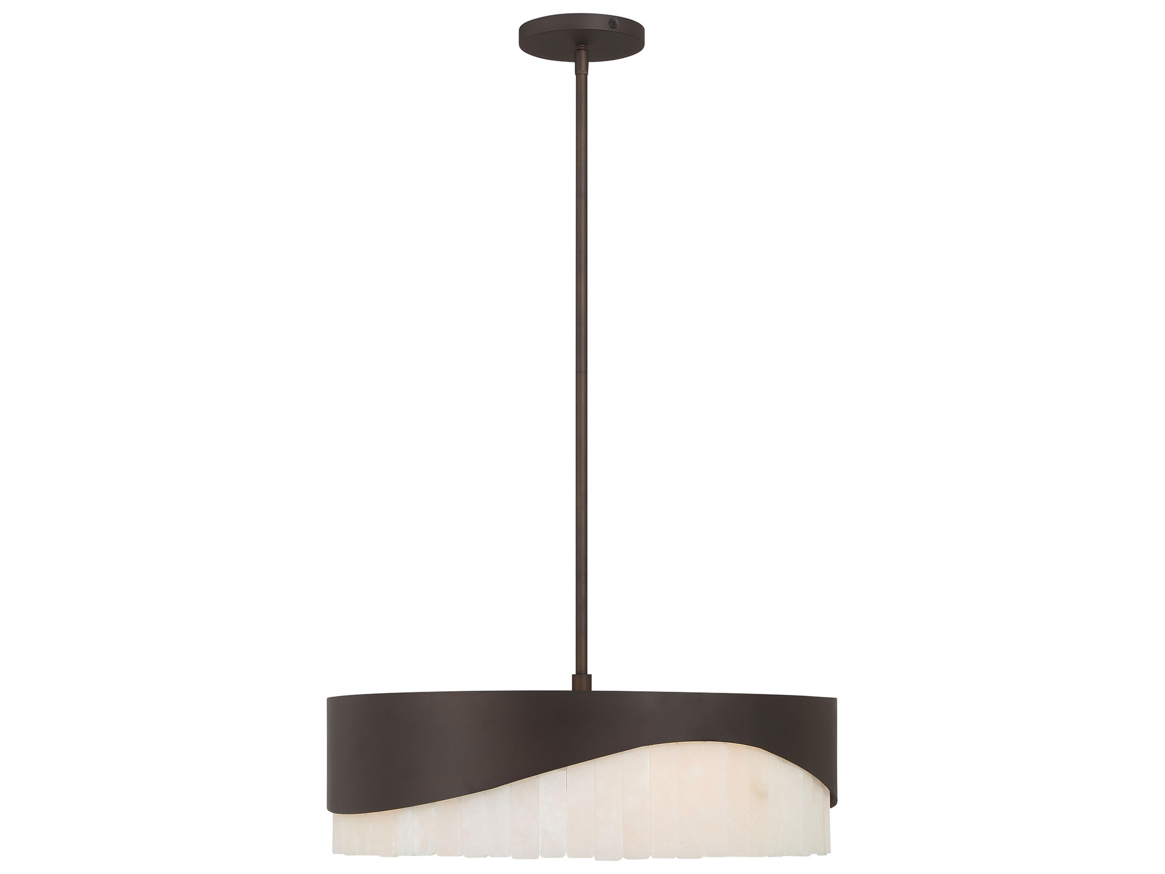 Minka Lavery Sway 4-Light Dark Bronze Drum Pendant