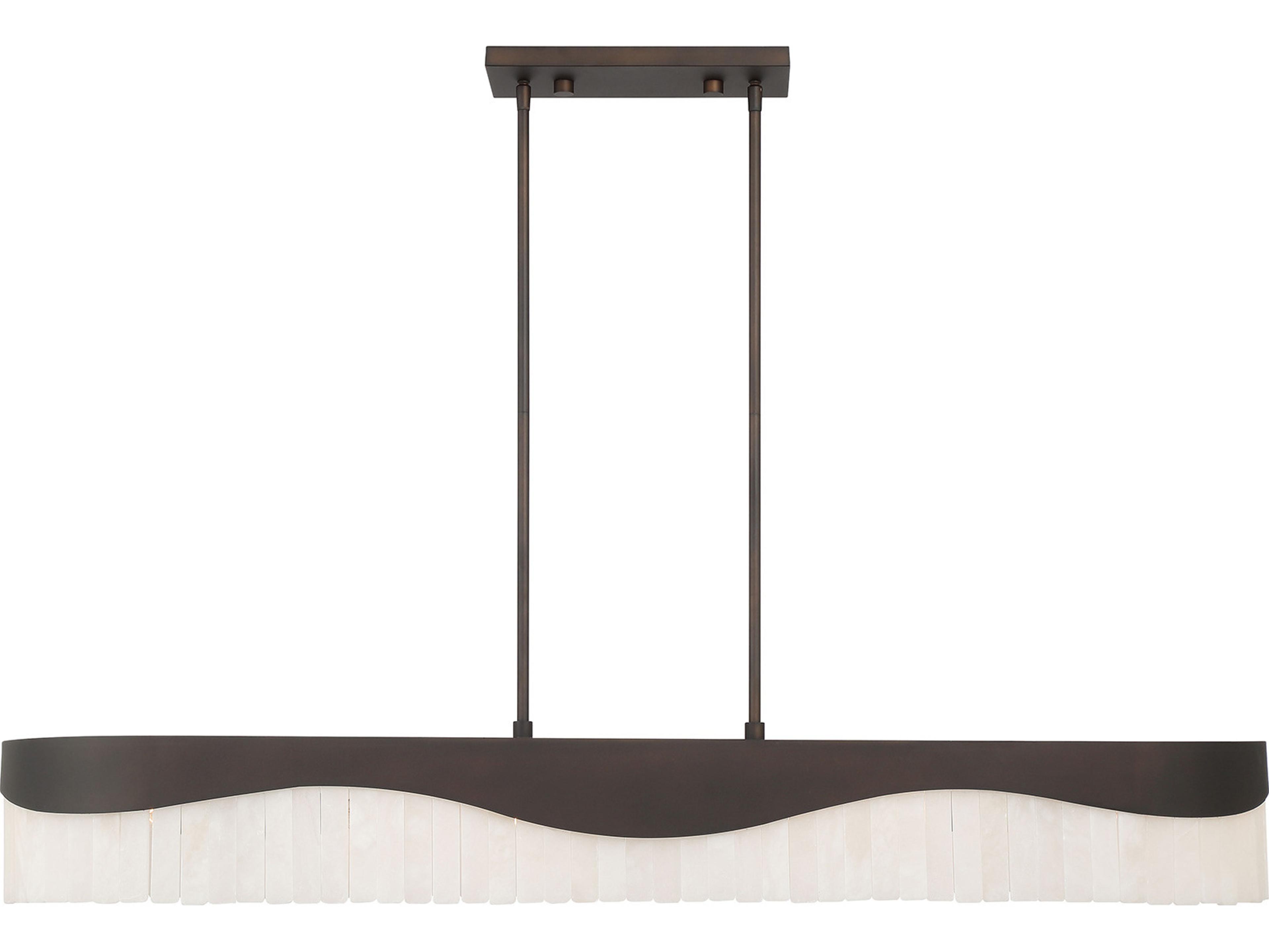 Minka Lavery Sway 6-Light Dark Bronze Linear Island Pendant