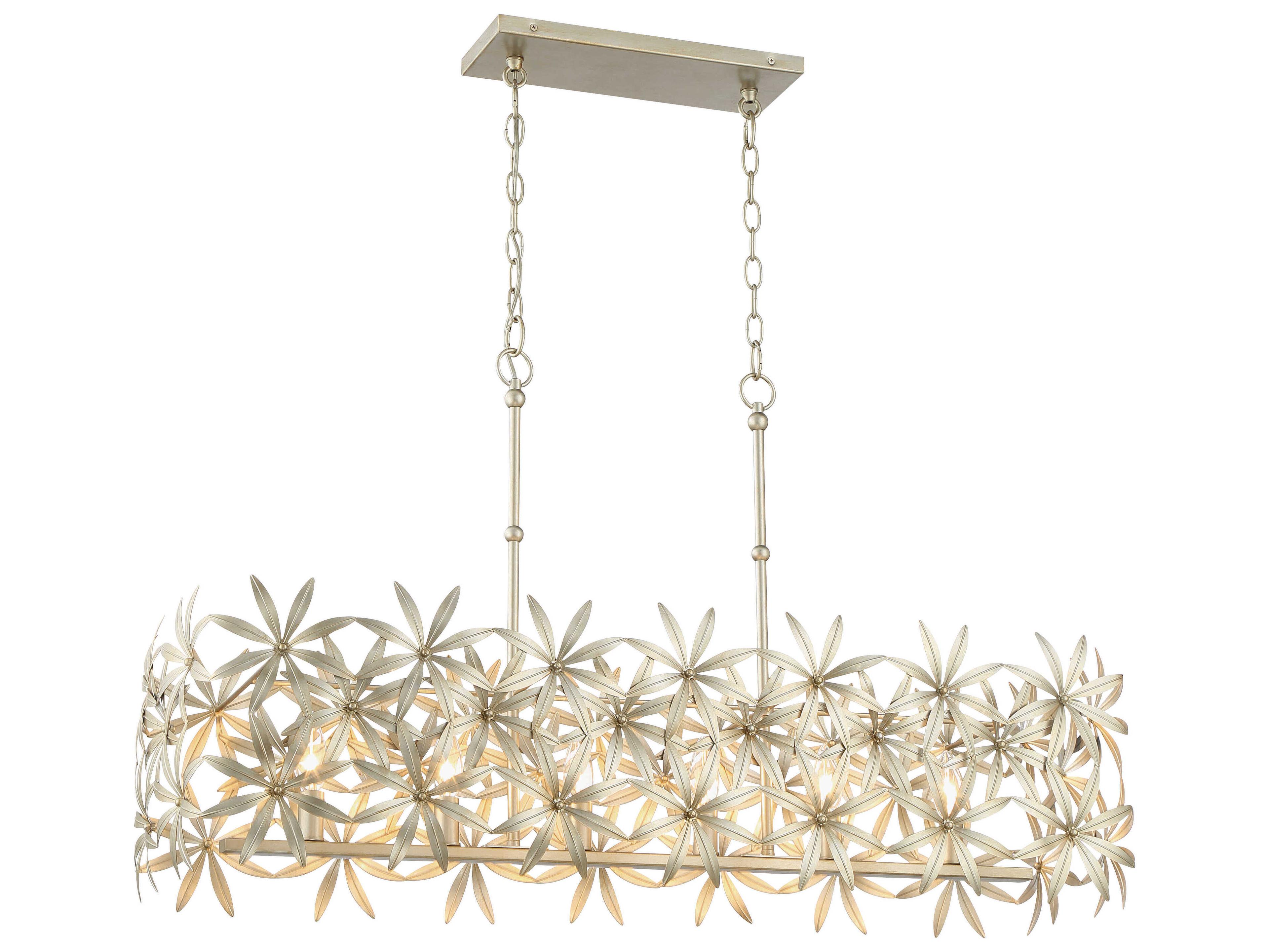 Minka Lavery Flower Child 6-Light Ambry Gold Linear Island Pendant