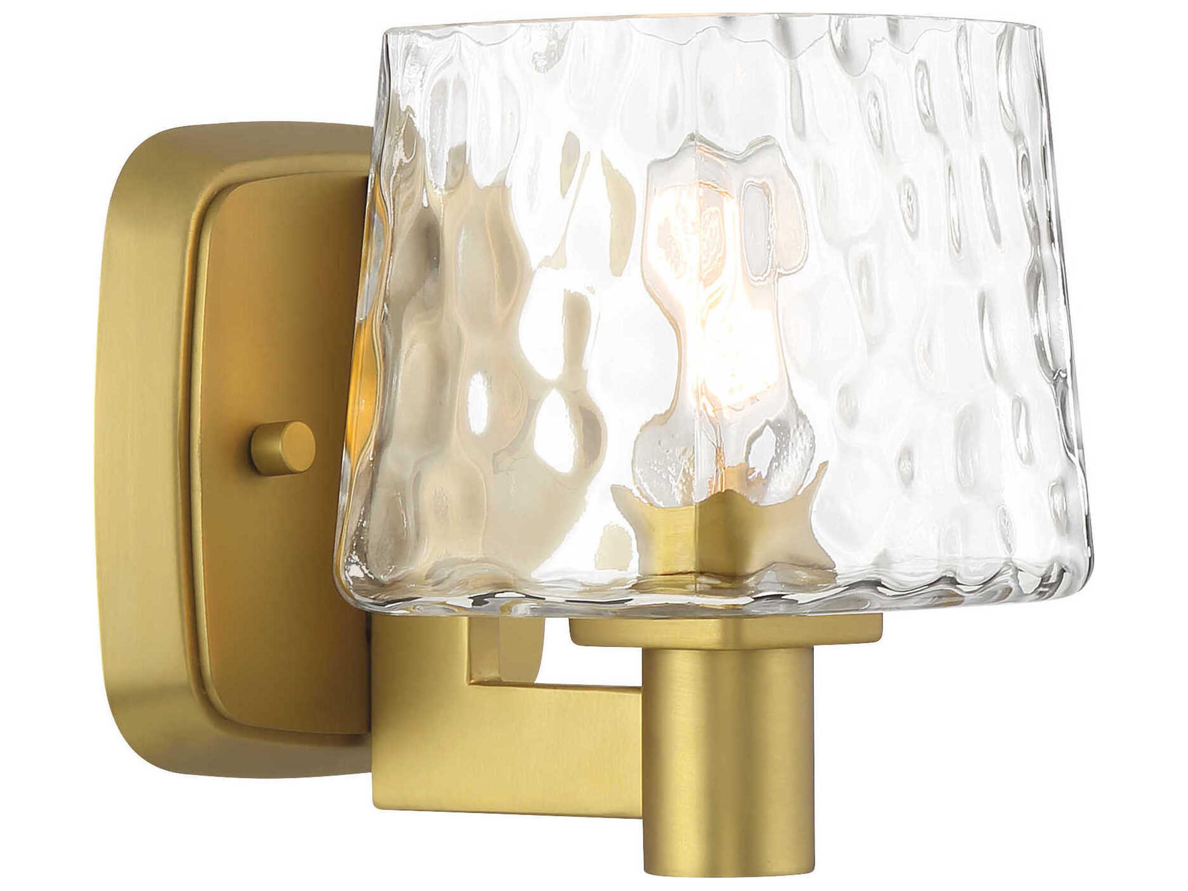 Minka Lavery Drysdale 1-Light Soft Brass Wall Sconce