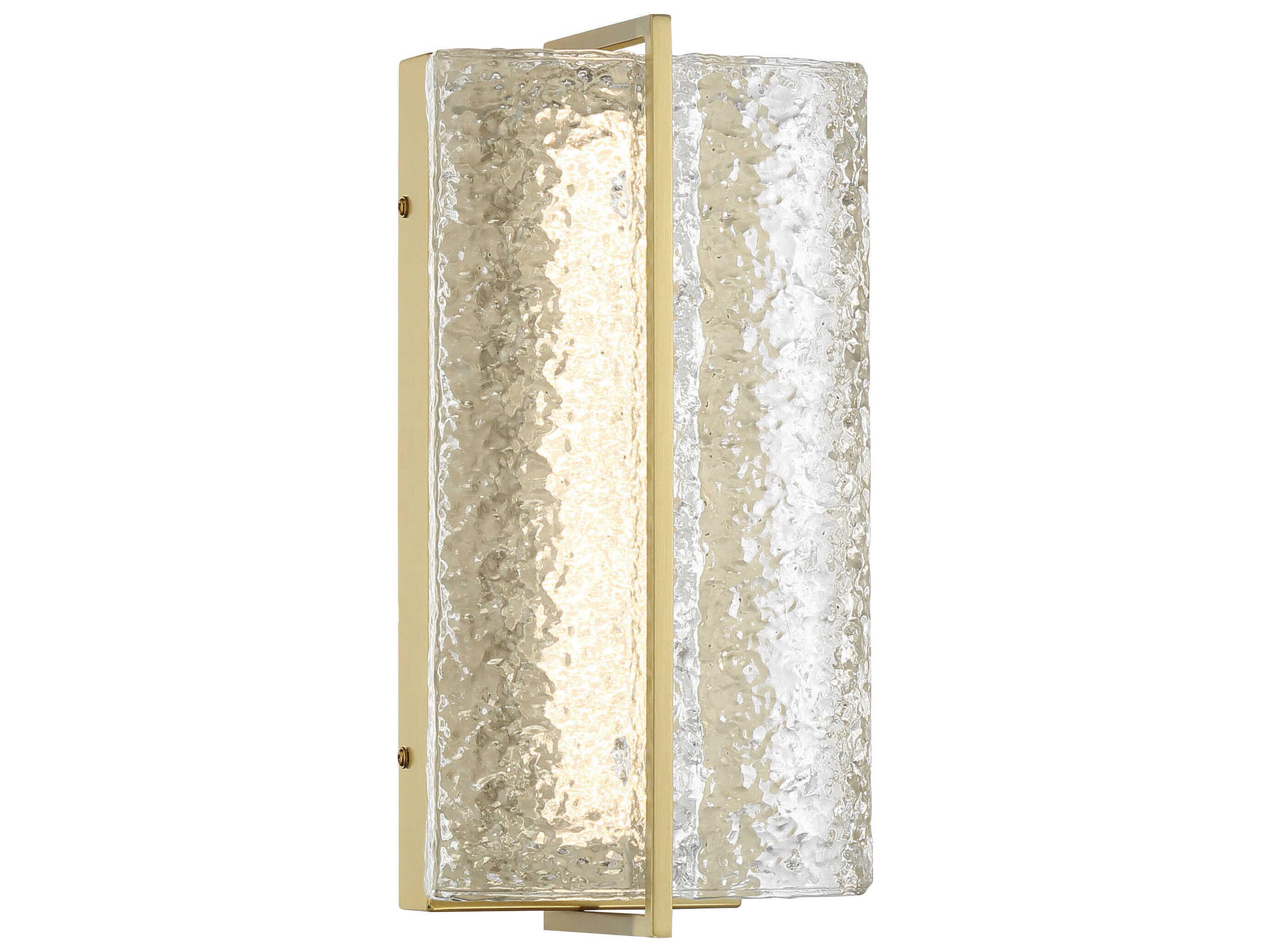 Minka Lavery Sevryn 1-Light Soft Brass Wall Sconce