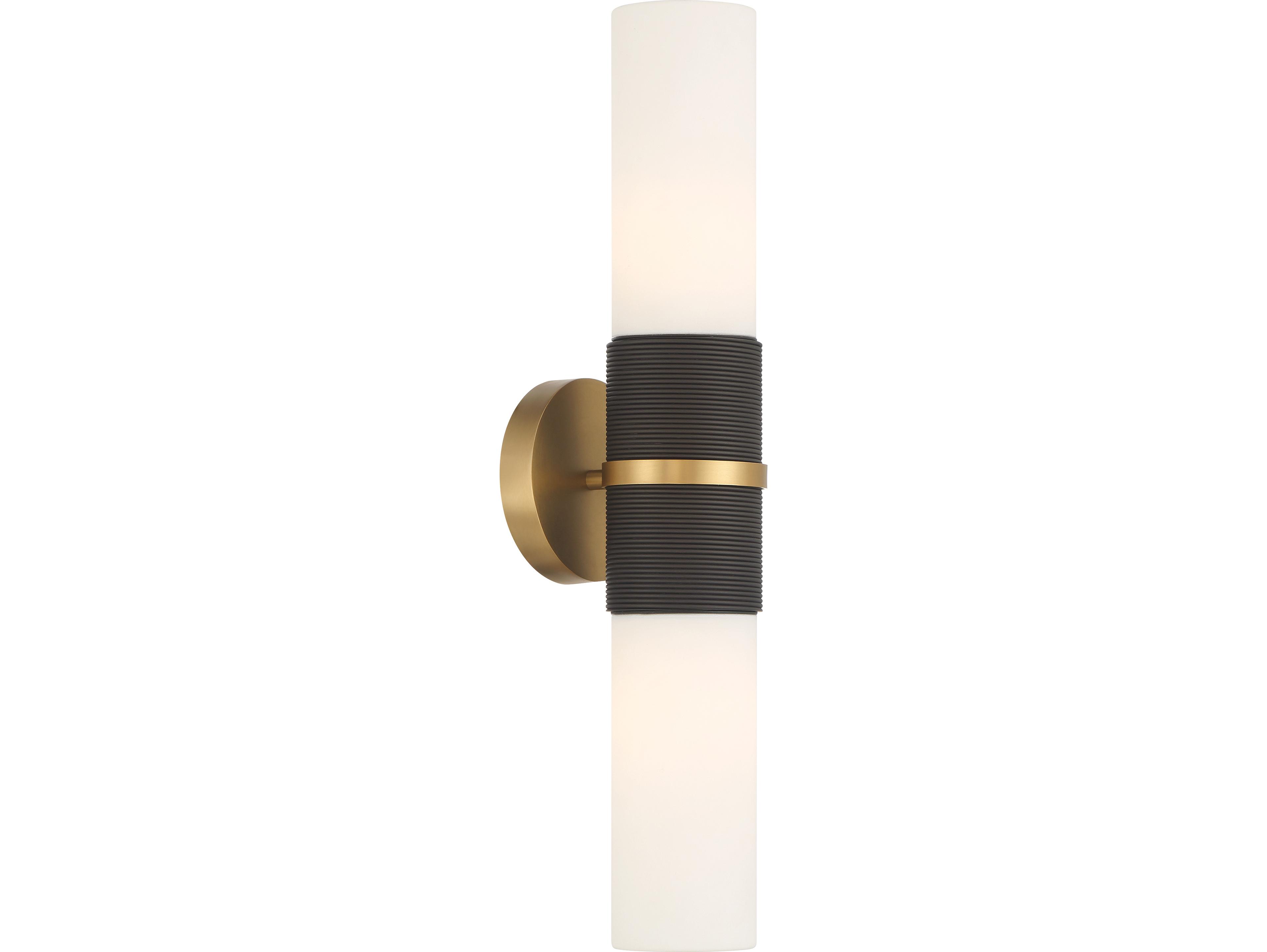 Minka Lavery Linthor 2-Light Legacy Brass Wall Sconce