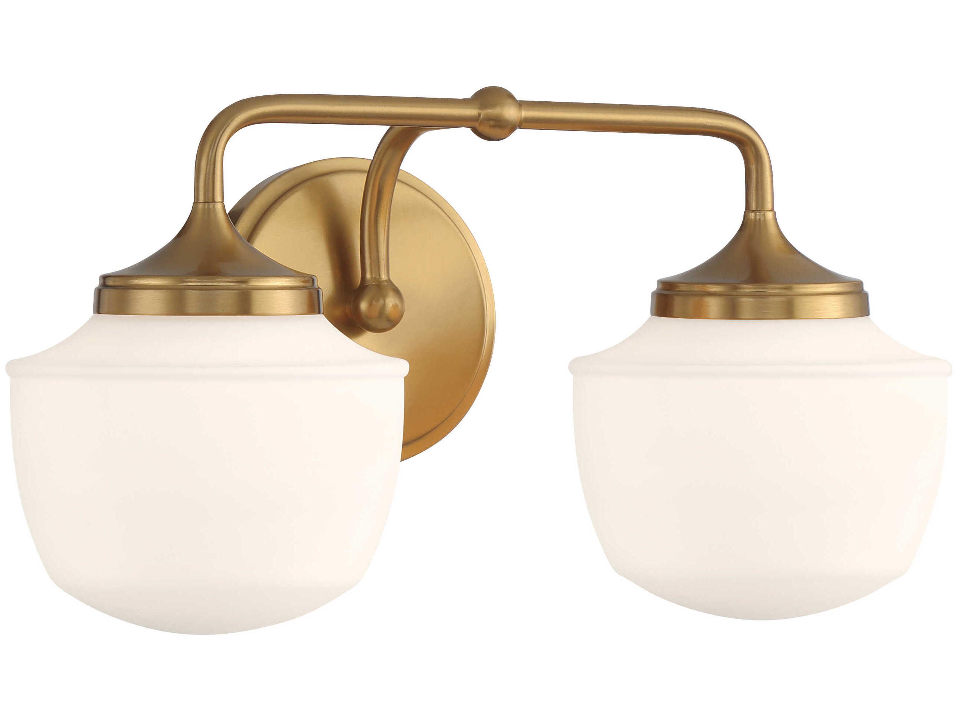 Minka Lavery Cornwell 2-Light Antique Noble Brass Vanity Light