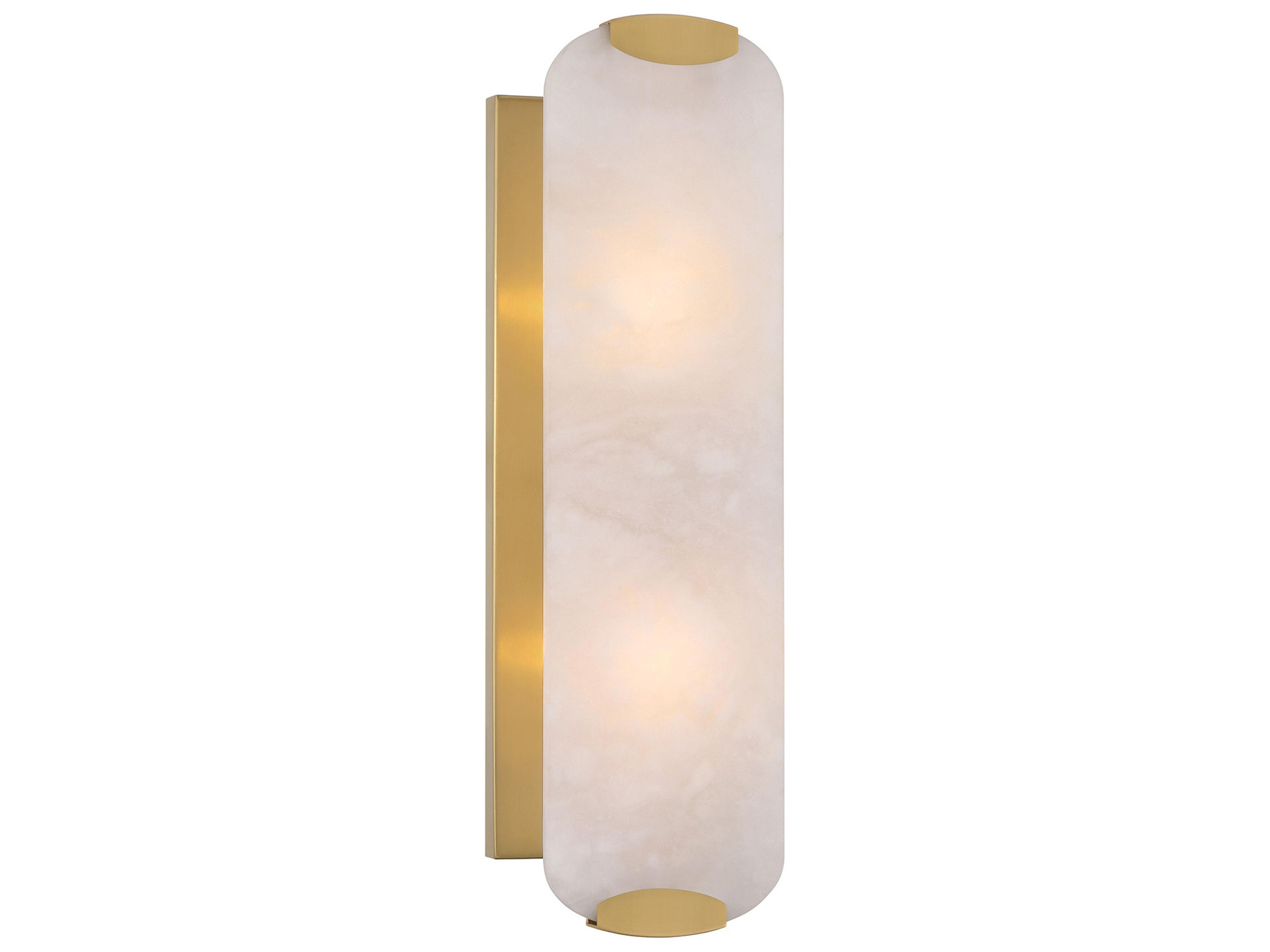 Minka Lavery Glowstone 2-Light Legacy Brass Wall Sconce