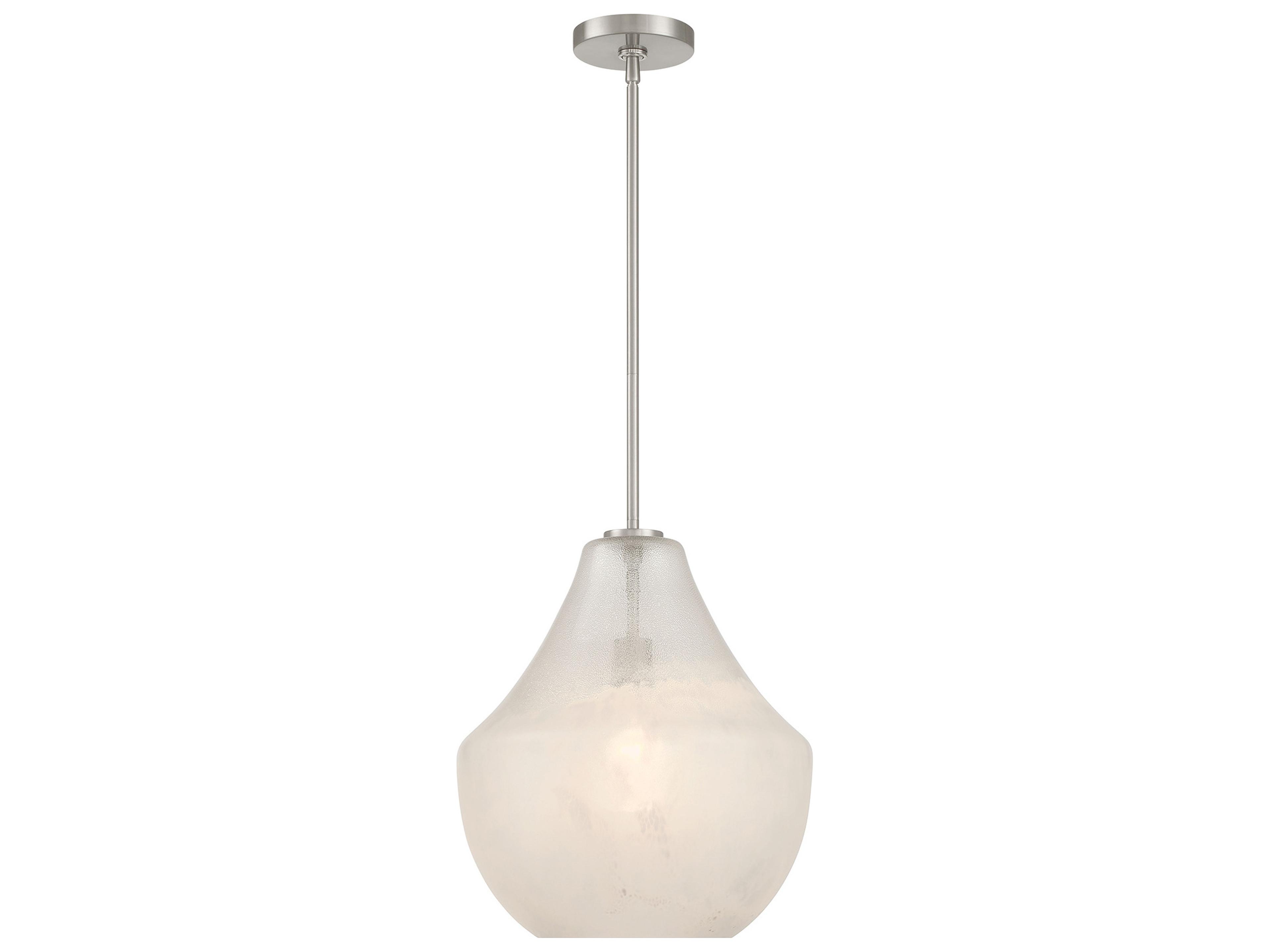 Minka Lavery Pacific 1-Light Brushed Nickel Bell Pendant