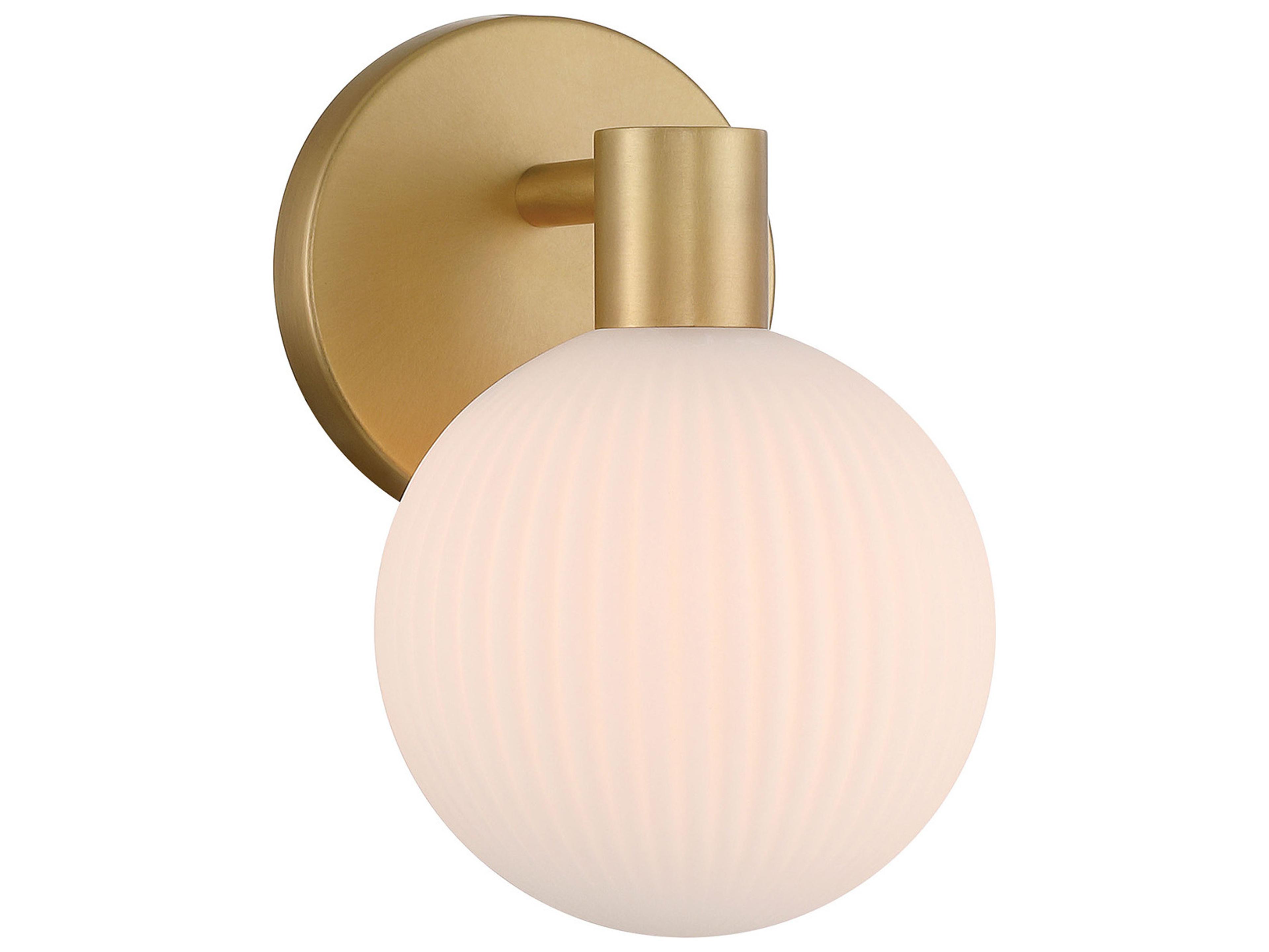 Minka Lavery Fenton 1-Light Legacy Brass Wall Sconce