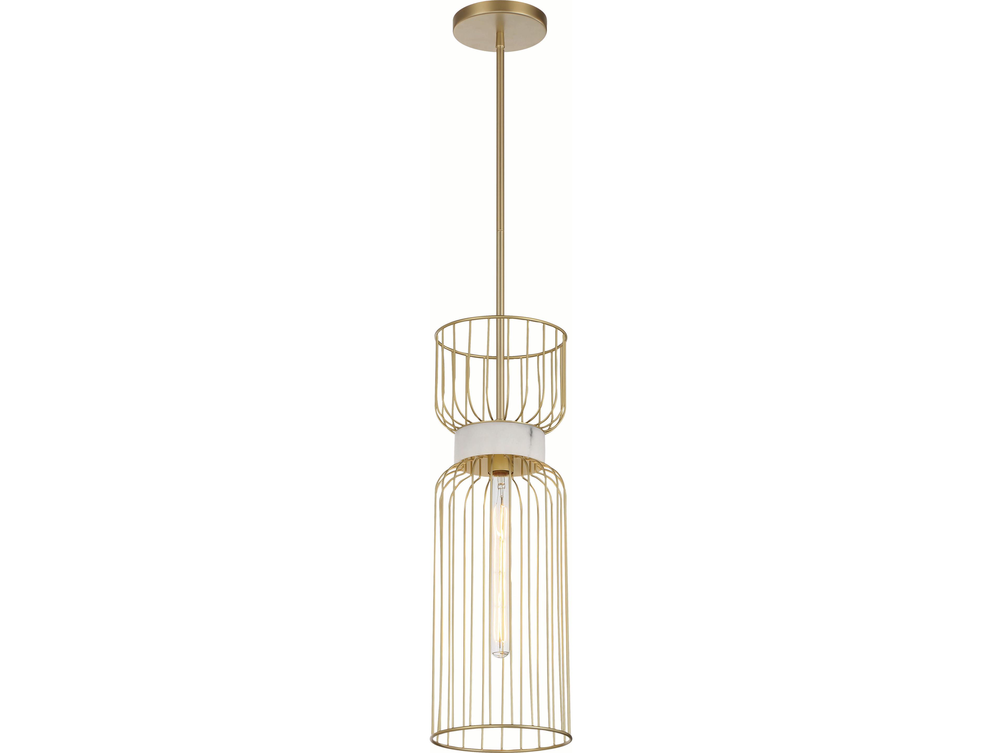 Minka Lavery Park Slope 1-Light Nouveau Gold Mini Pendant