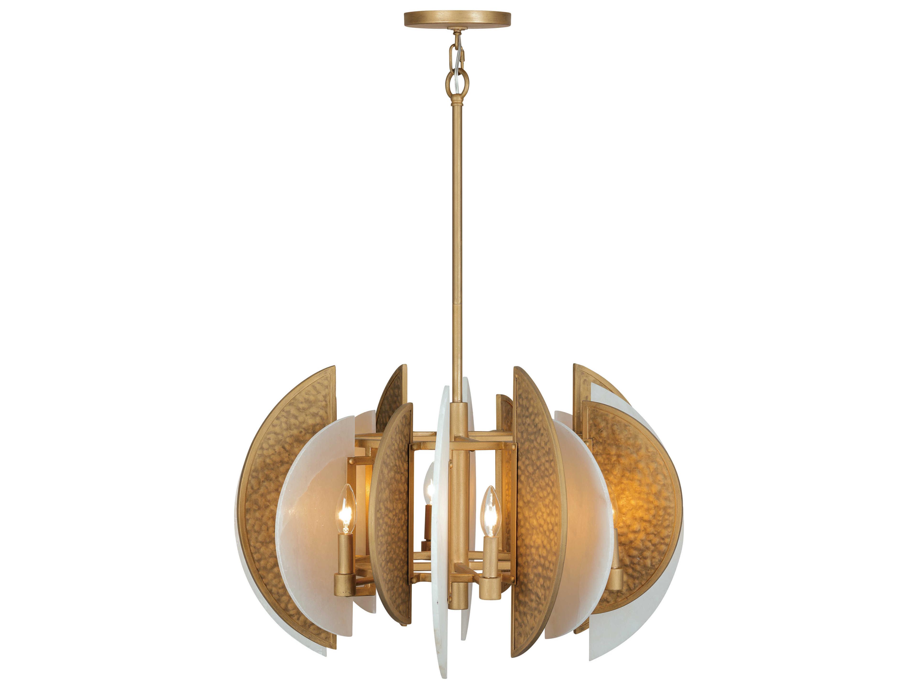 Minka Lavery Saint Martin 8-Light Ashen Gold Chandelier