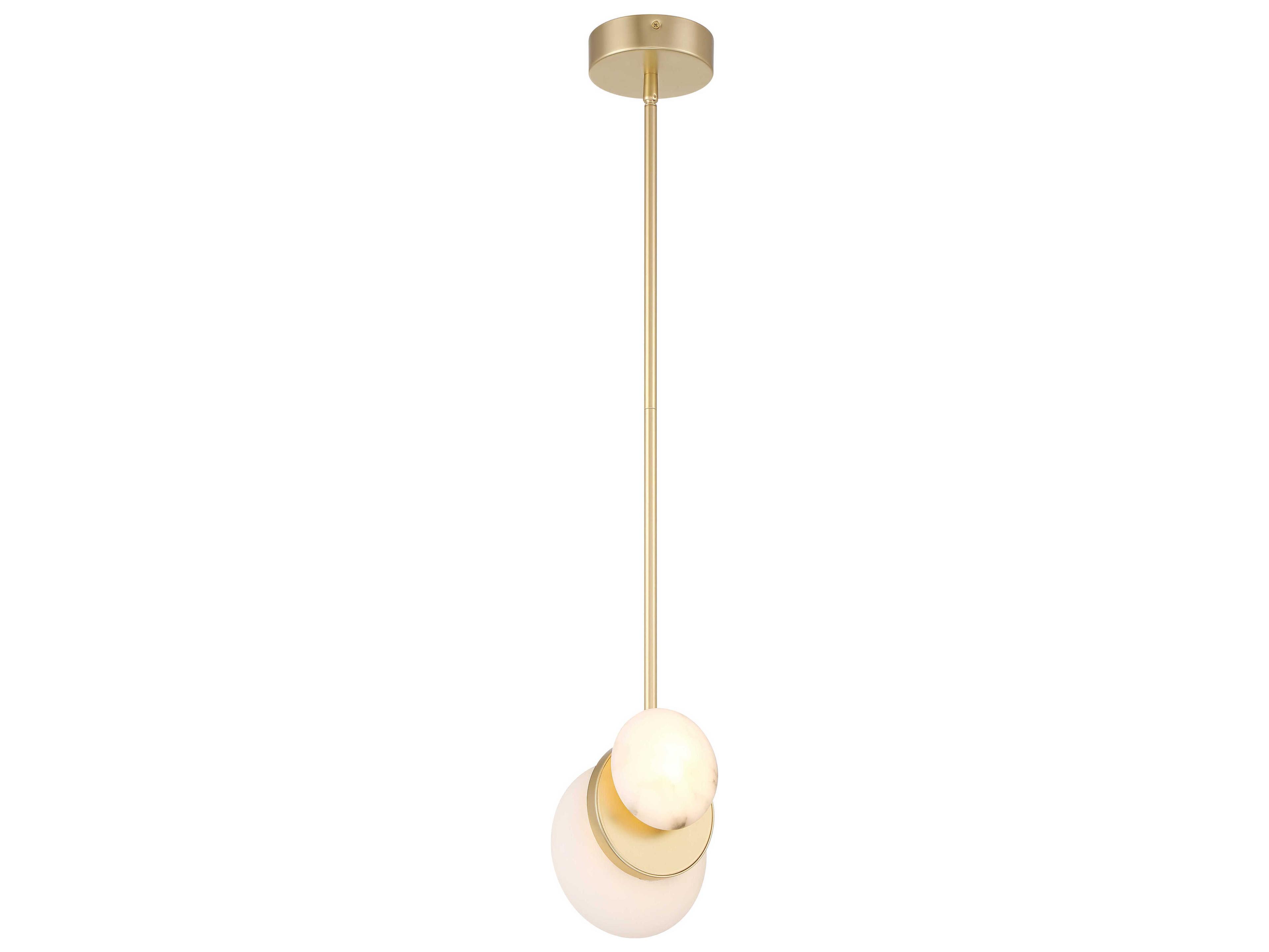 Minka Lavery Zill 2-Light Lily Gold Round Mini Pendant