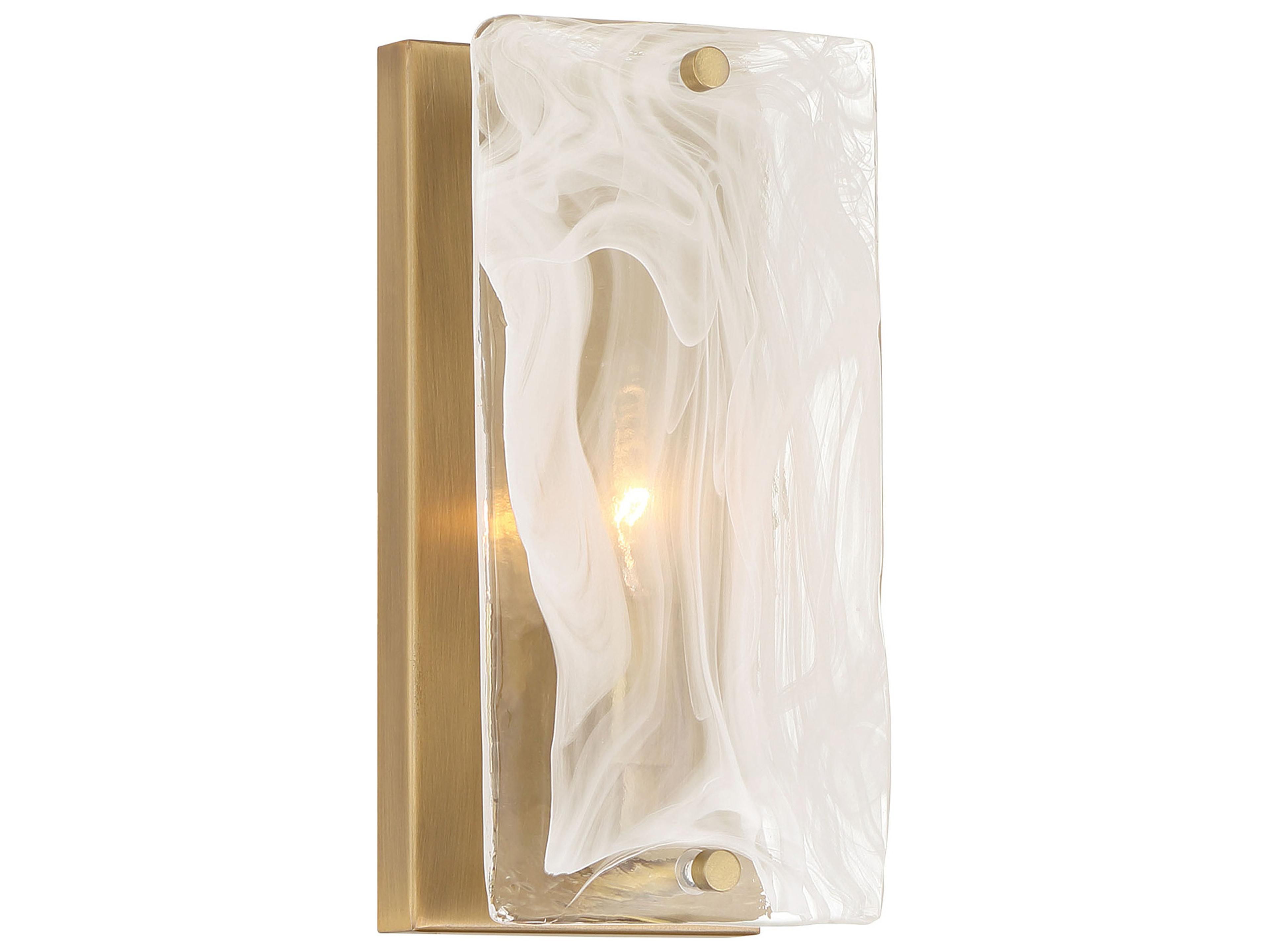 Minka Lavery Veil 1-Light Legacy Brass Wall Sconce