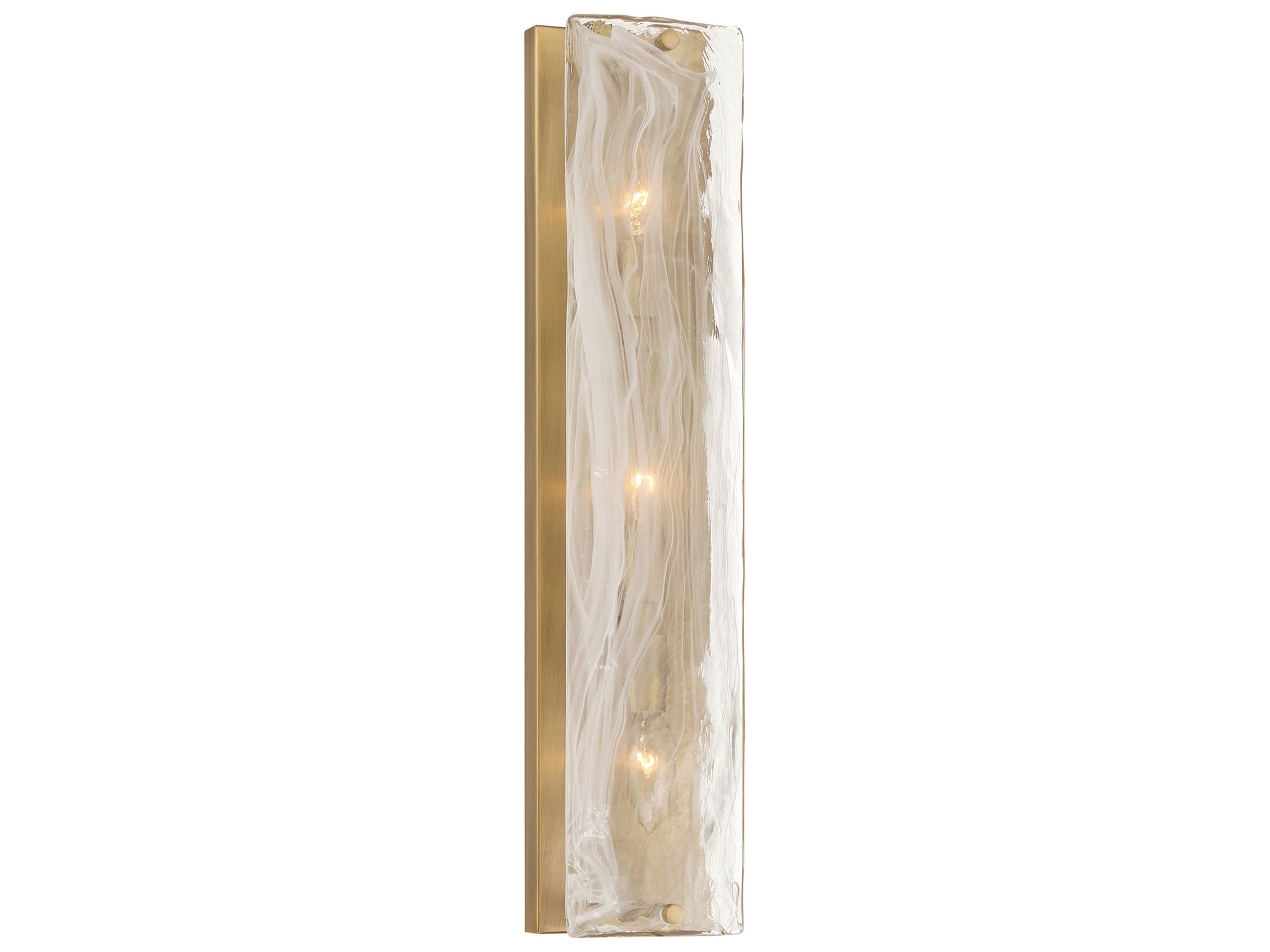 Minka Lavery Veil 3-Light Legacy Brass Vanity Light