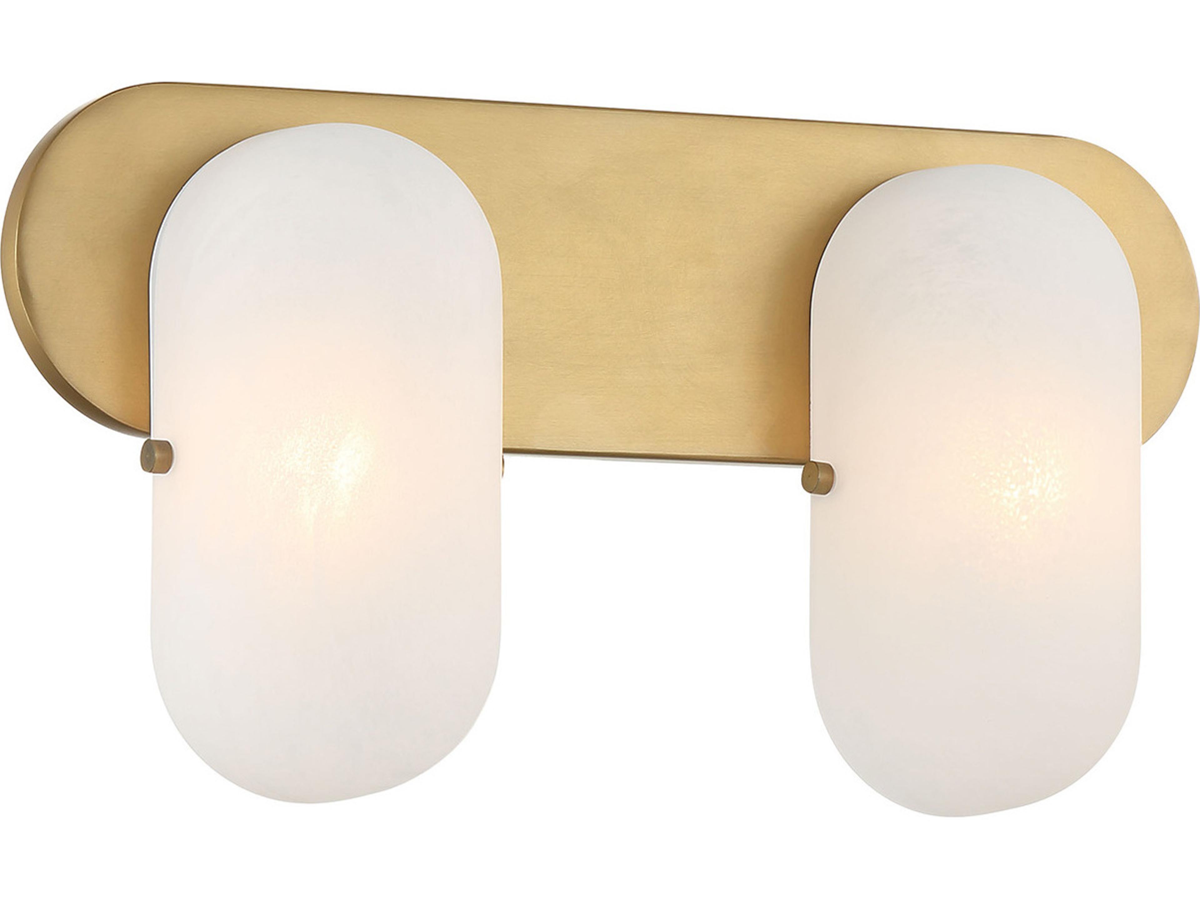 Minka Lavery Heathcote 2-Light Legacy Brass Vanity Light