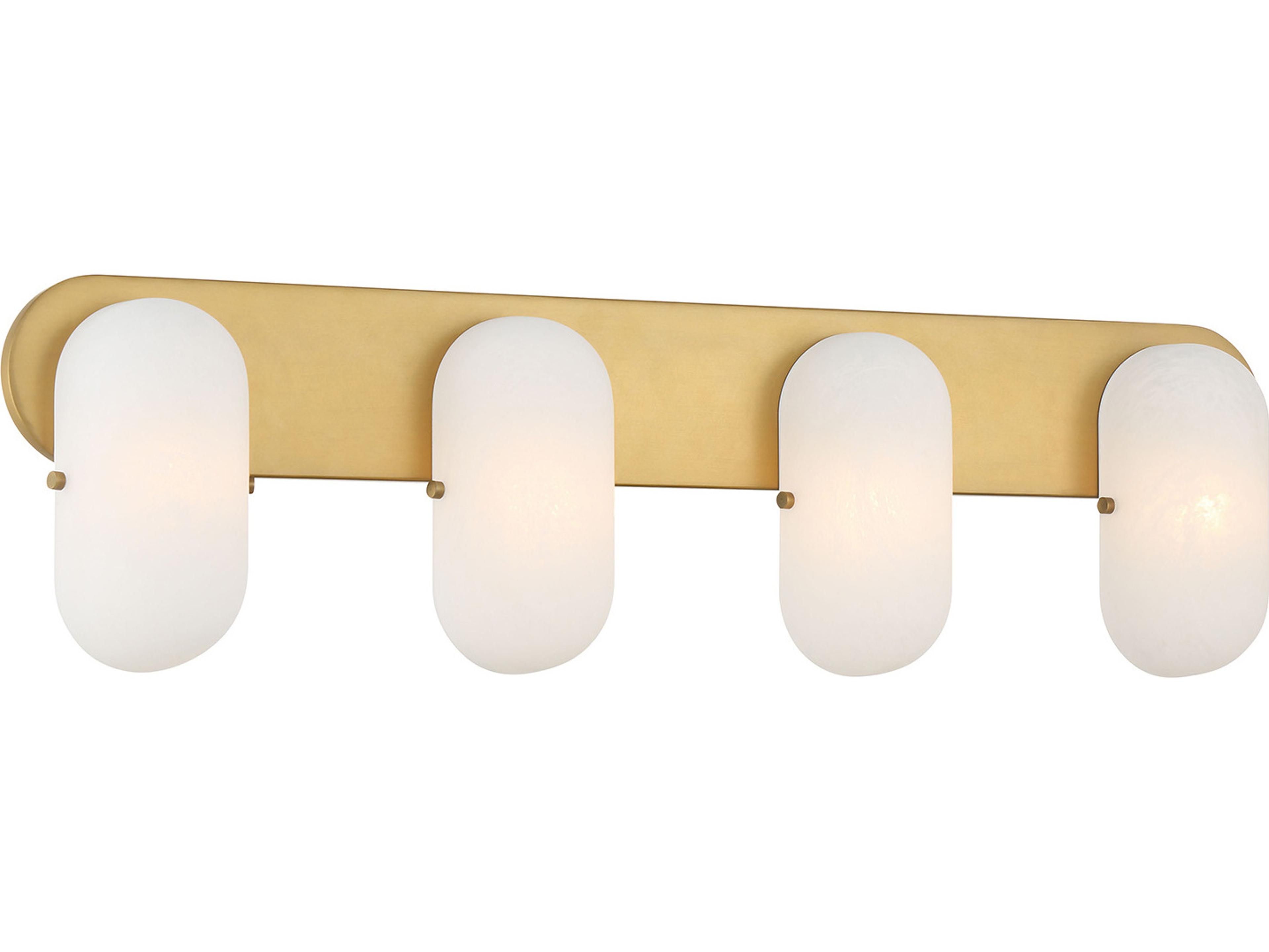 Minka Lavery Heathcote 4-Light Legacy Brass Vanity Light