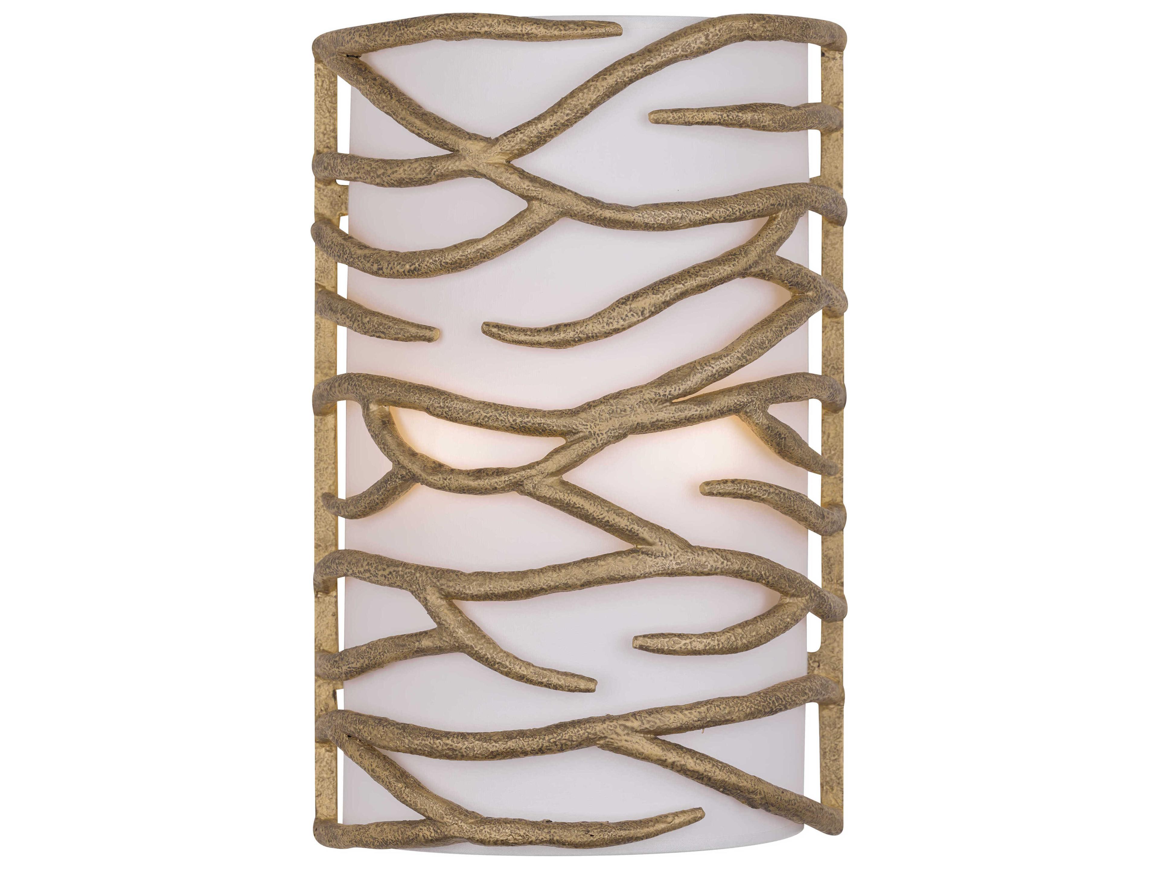 Minka Lavery Branch Reality 2-Light Textured Ashen Gold Wall Sconce
