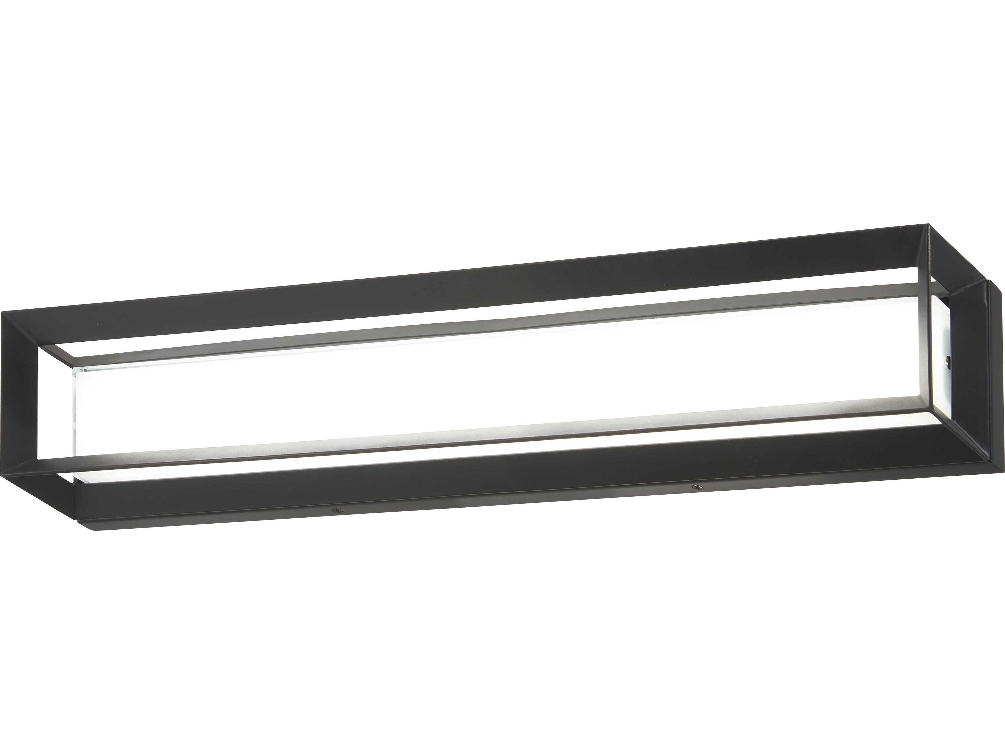 Minka Lavery Averton 1-Light Coal Black Glass LED Vanity Light