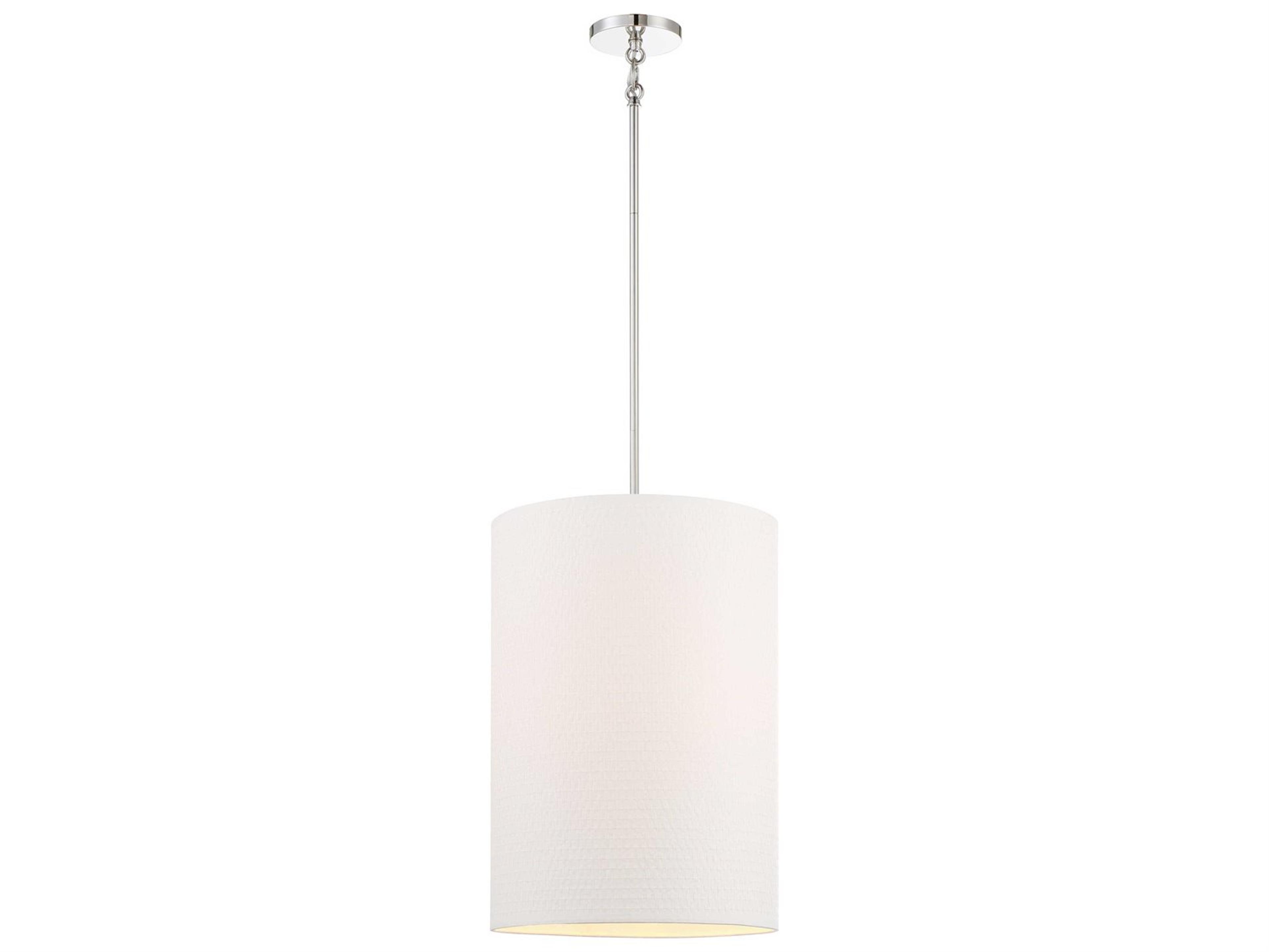 Minka Lavery Palmetto 4-Light Polished Nickel Cylinder Pendant