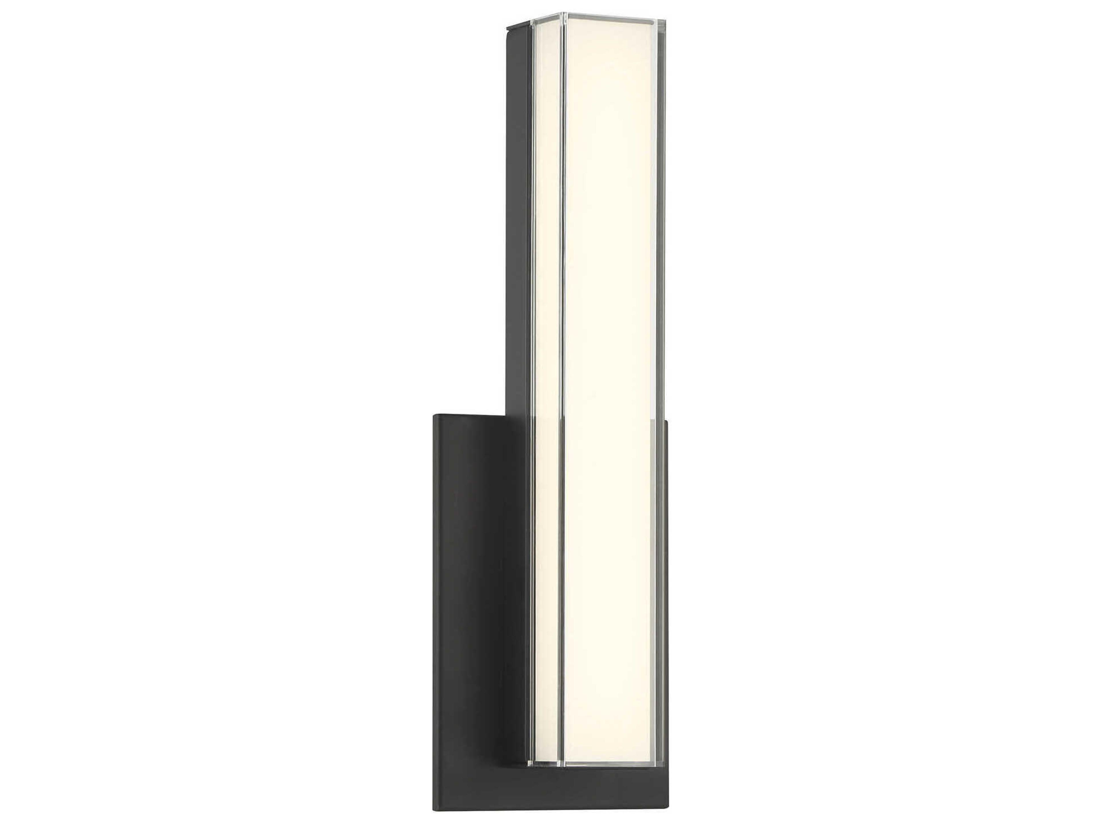 Vantage 1-Light Coal Black Wall Sconce