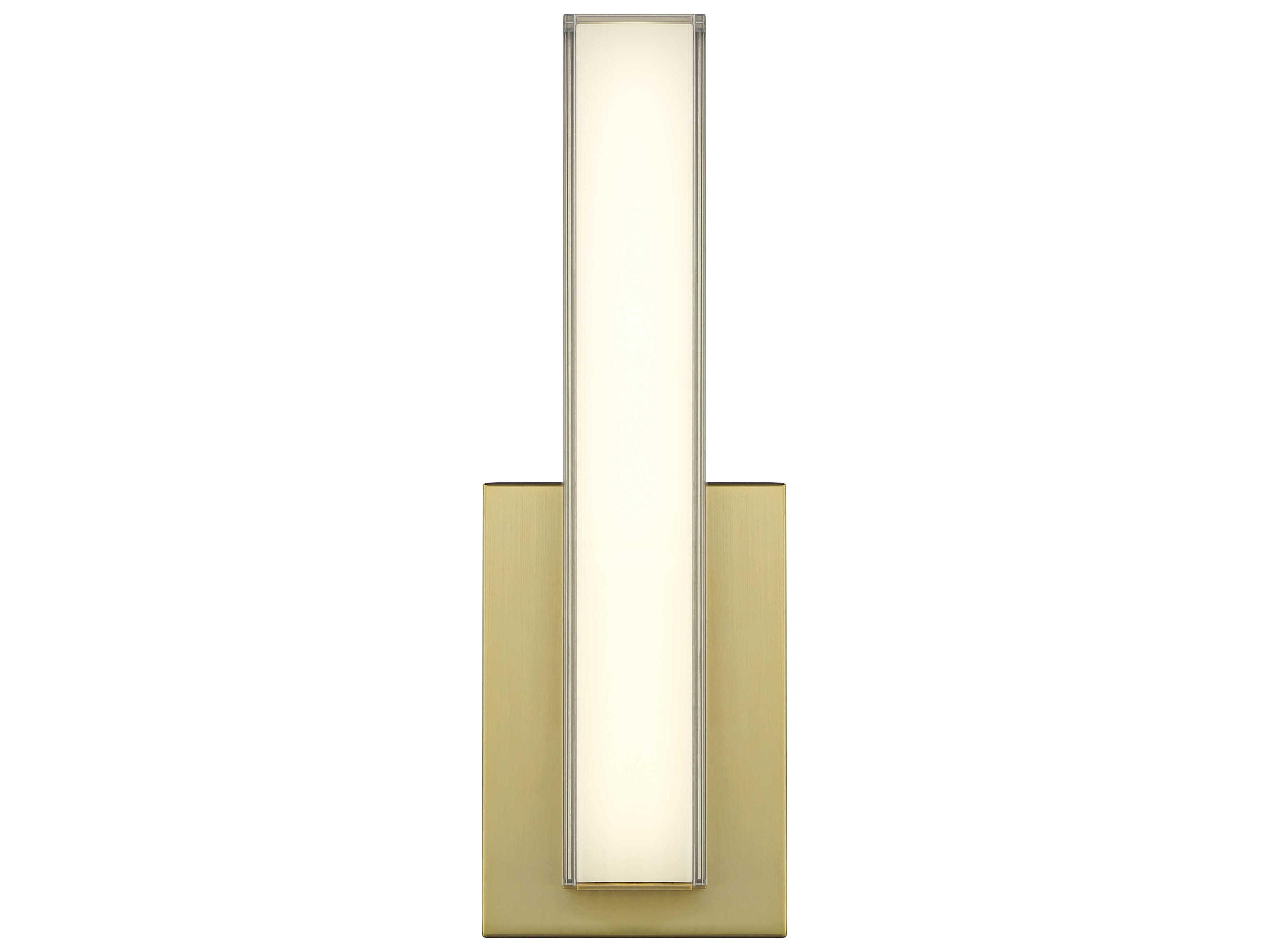 Minka Lavery Vantage 1-Light Ashen Brass Wall Sconce