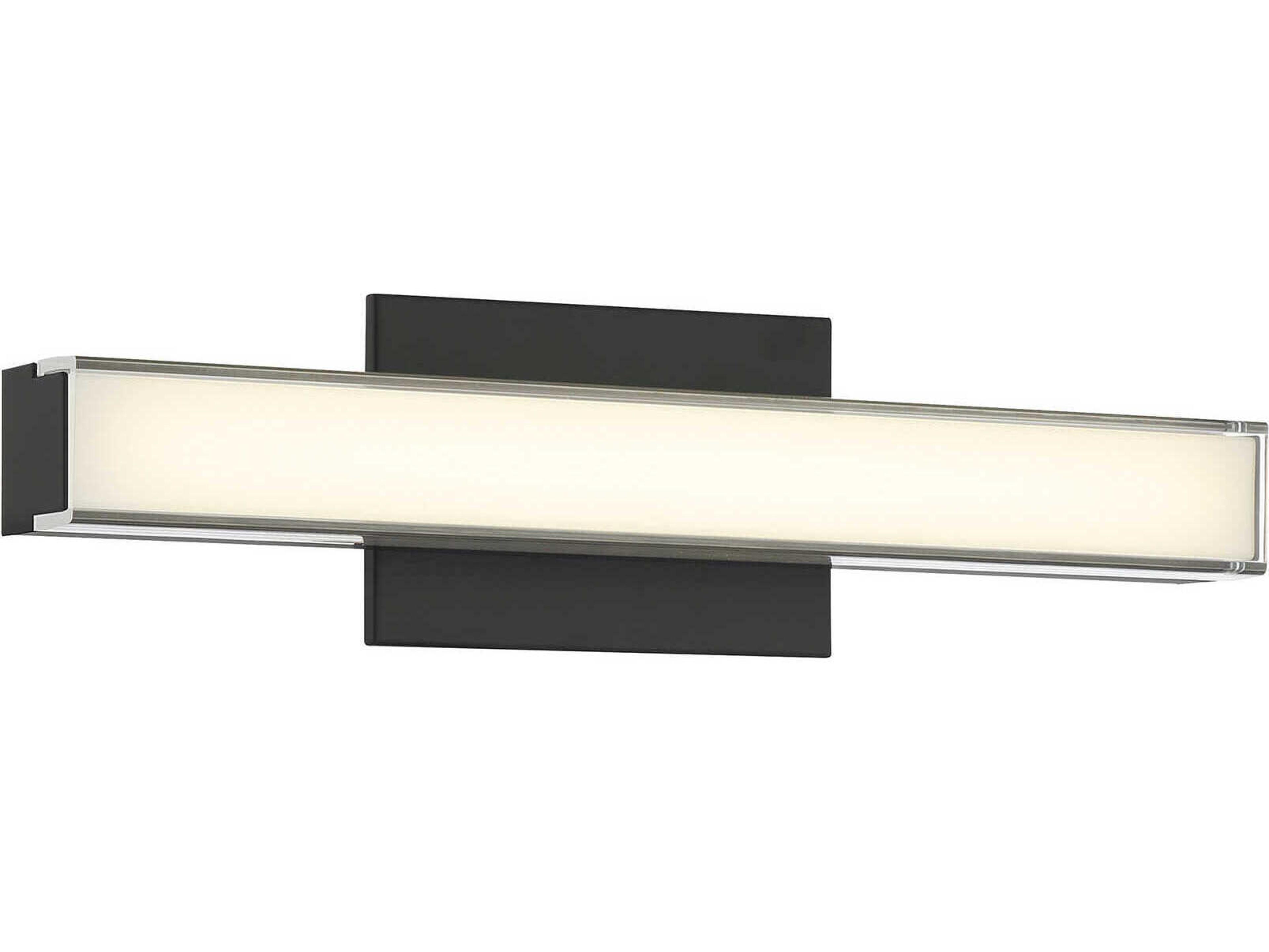 Minka Lavery Vantage 1-Light Coal Black Vanity Light