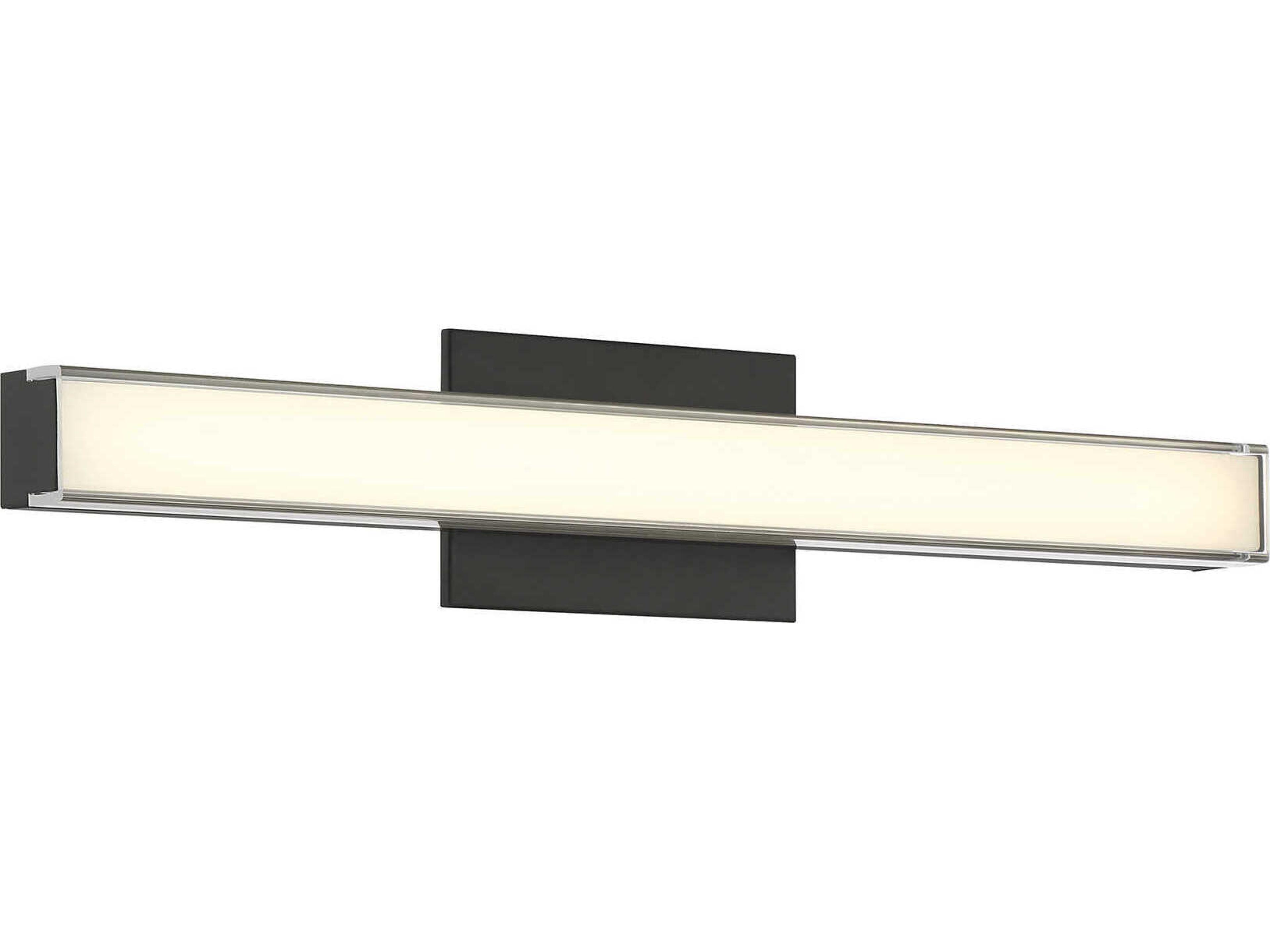 Minka Lavery Vantage 1-Light Coal Black Vanity Light