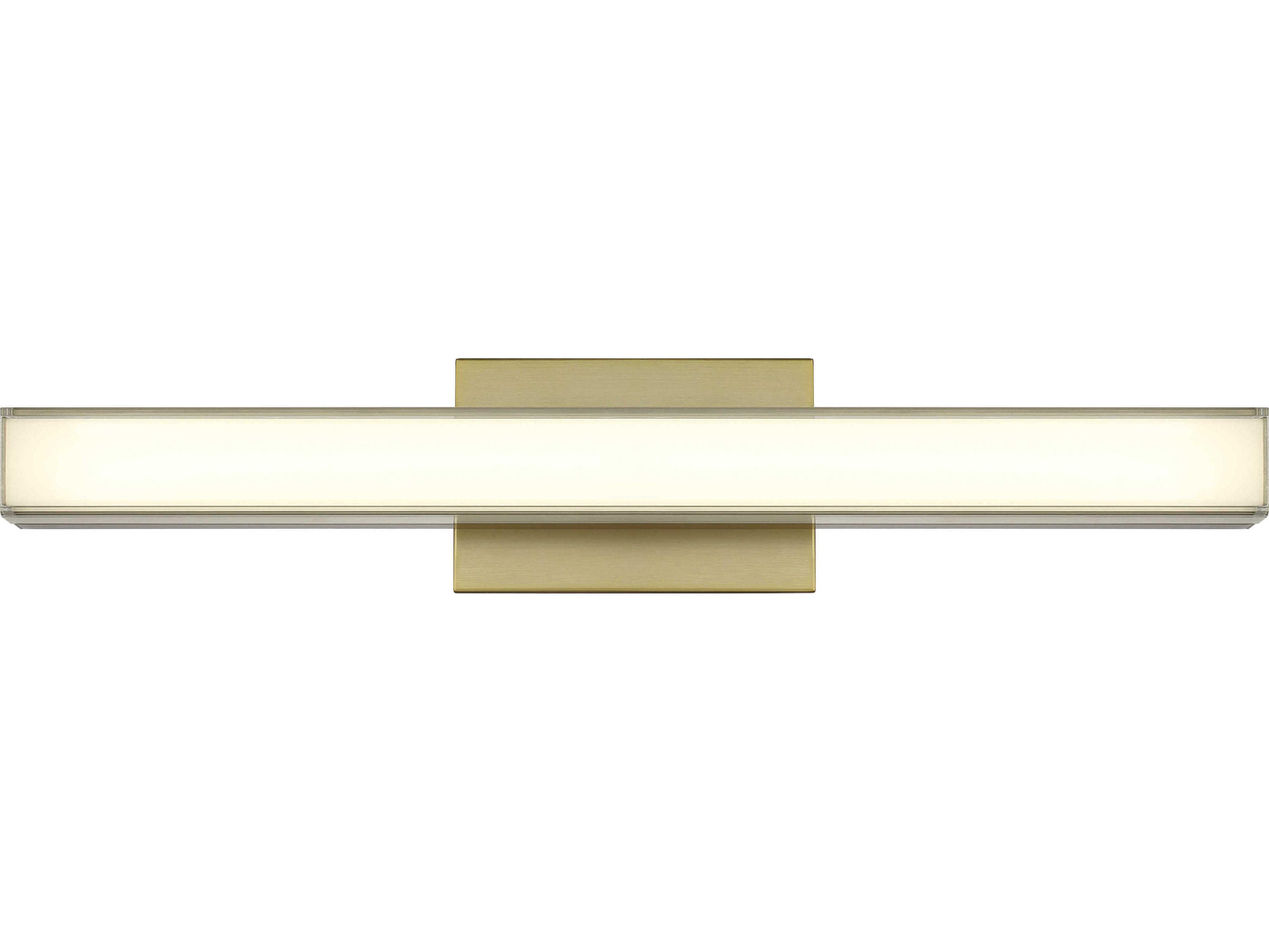 Minka Lavery Vantage 1-Light Ashen Brass Vanity Light