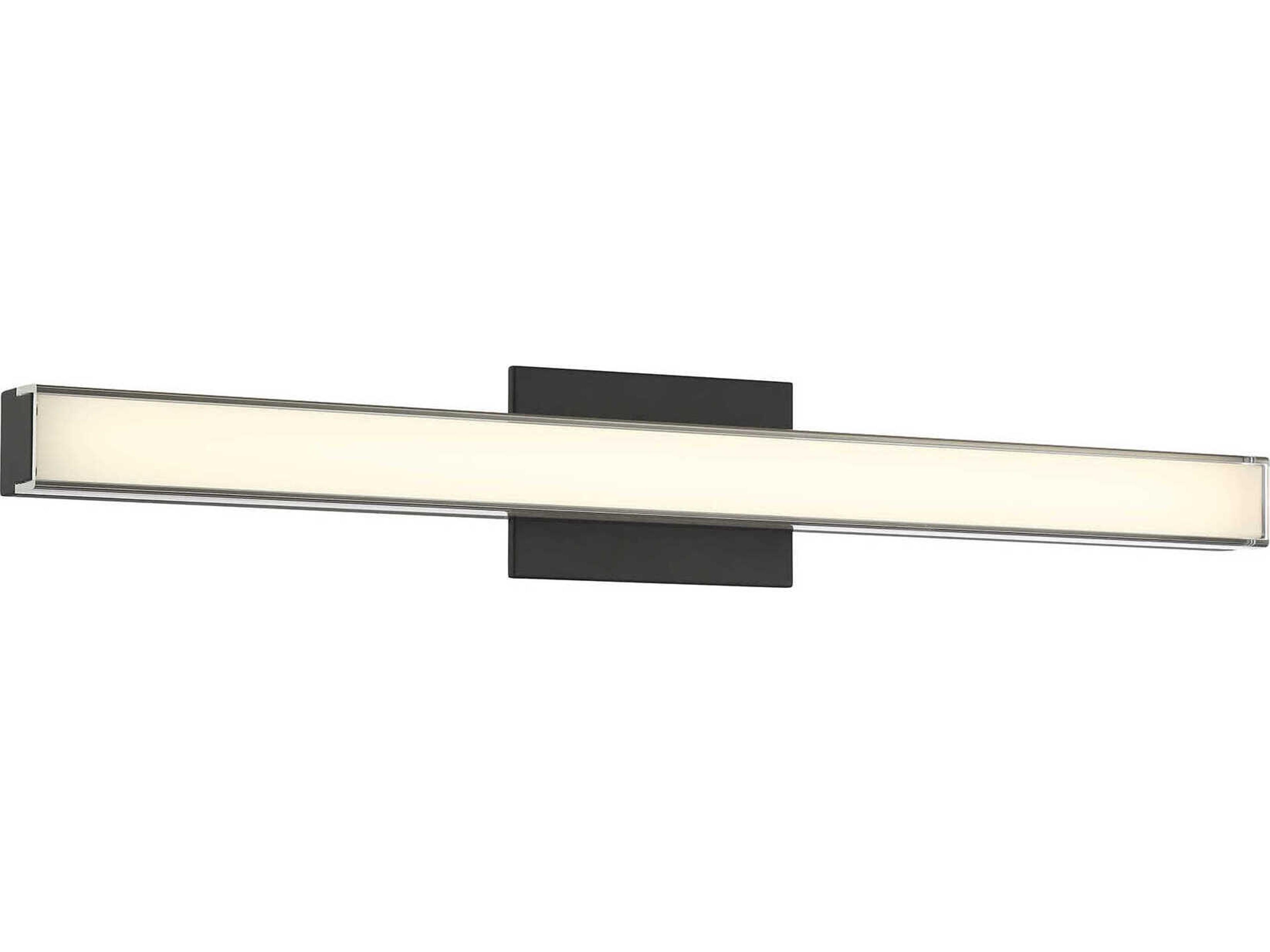 Minka Lavery Vantage 1-Light Coal Black Vanity Light