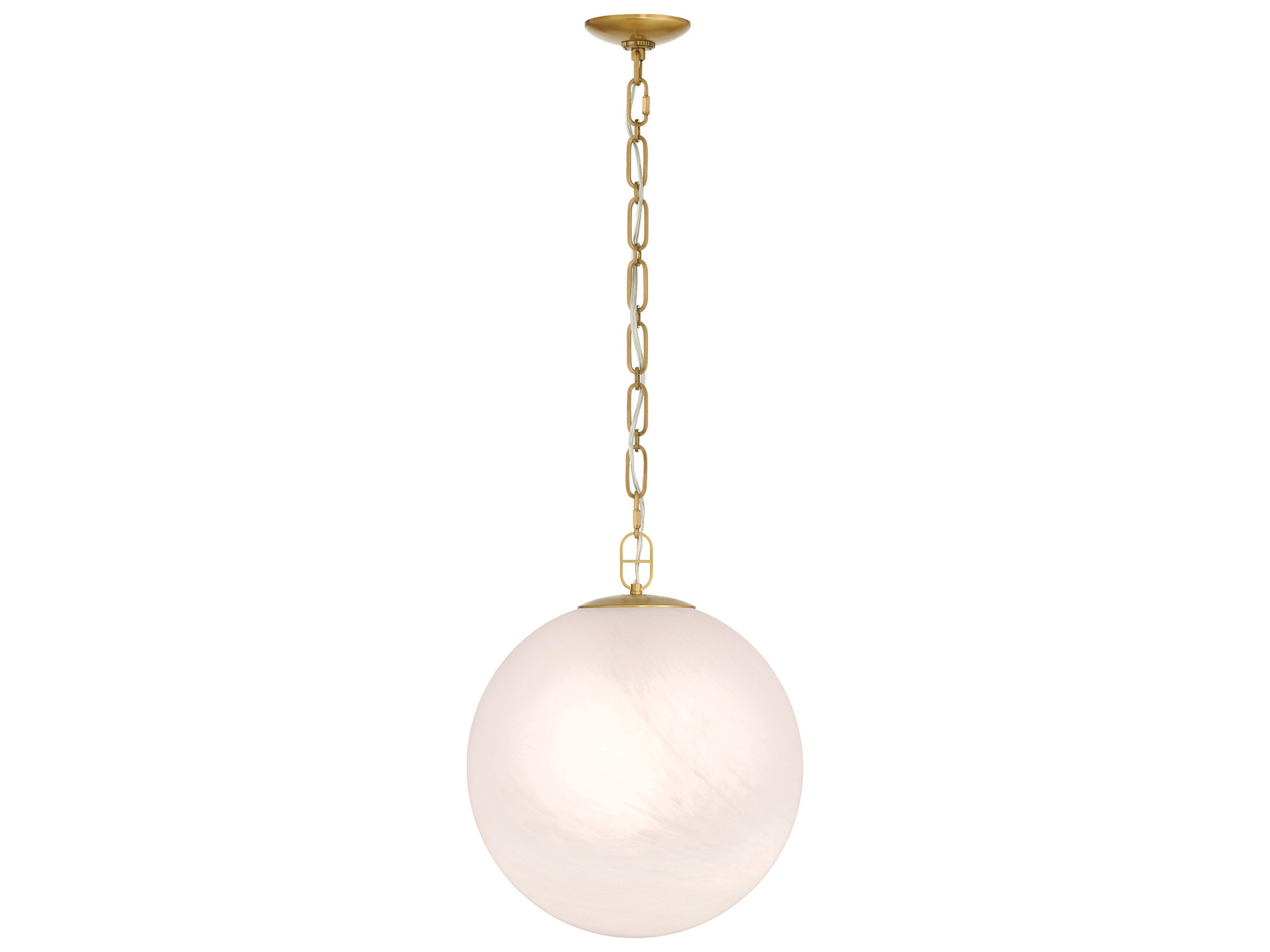 Minka Lavery Marbelle 1-Light Legacy Brass Globe Pendant