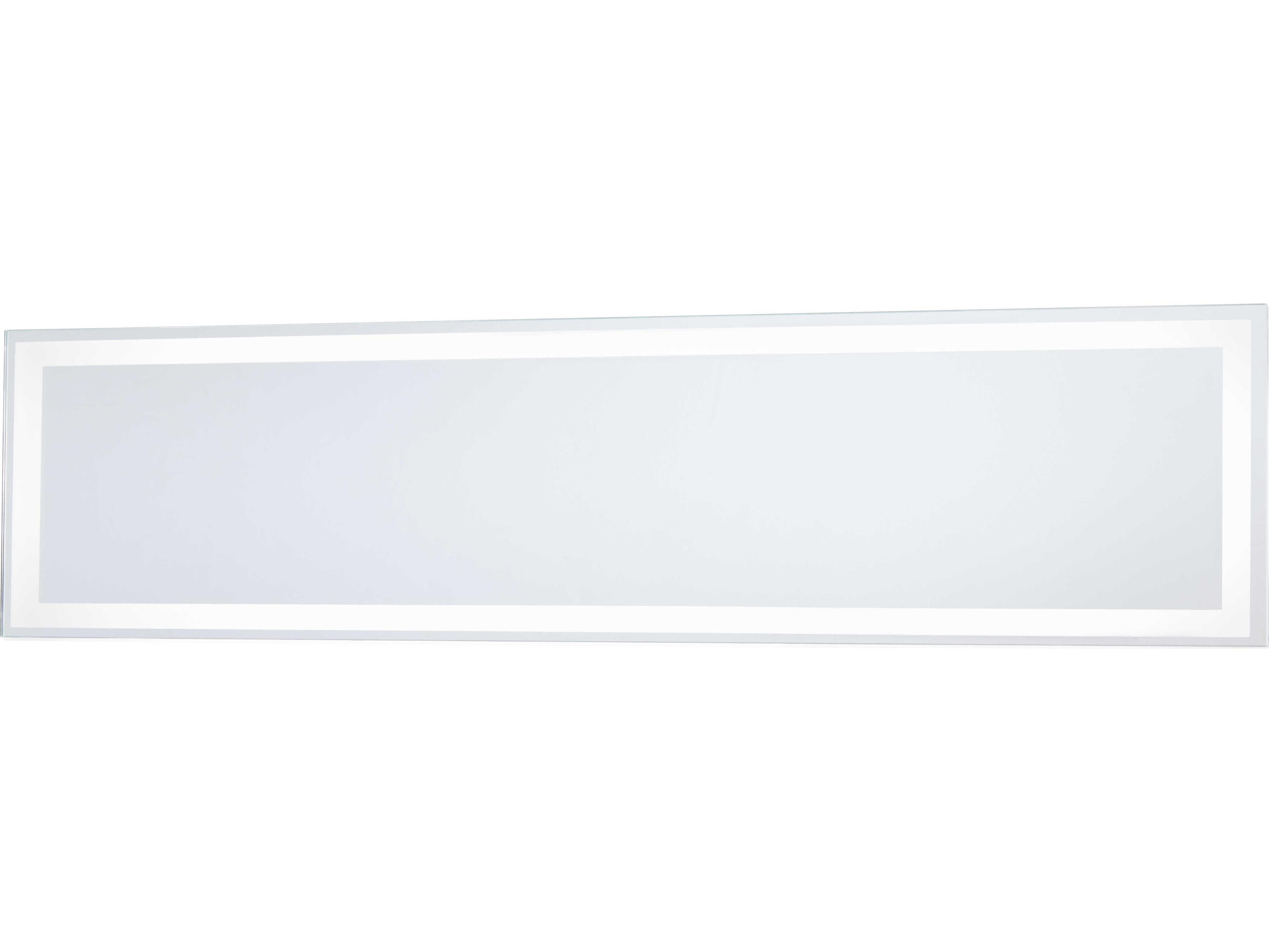 Minka Lavery White Rectangular Backlit LED Wall Mirror