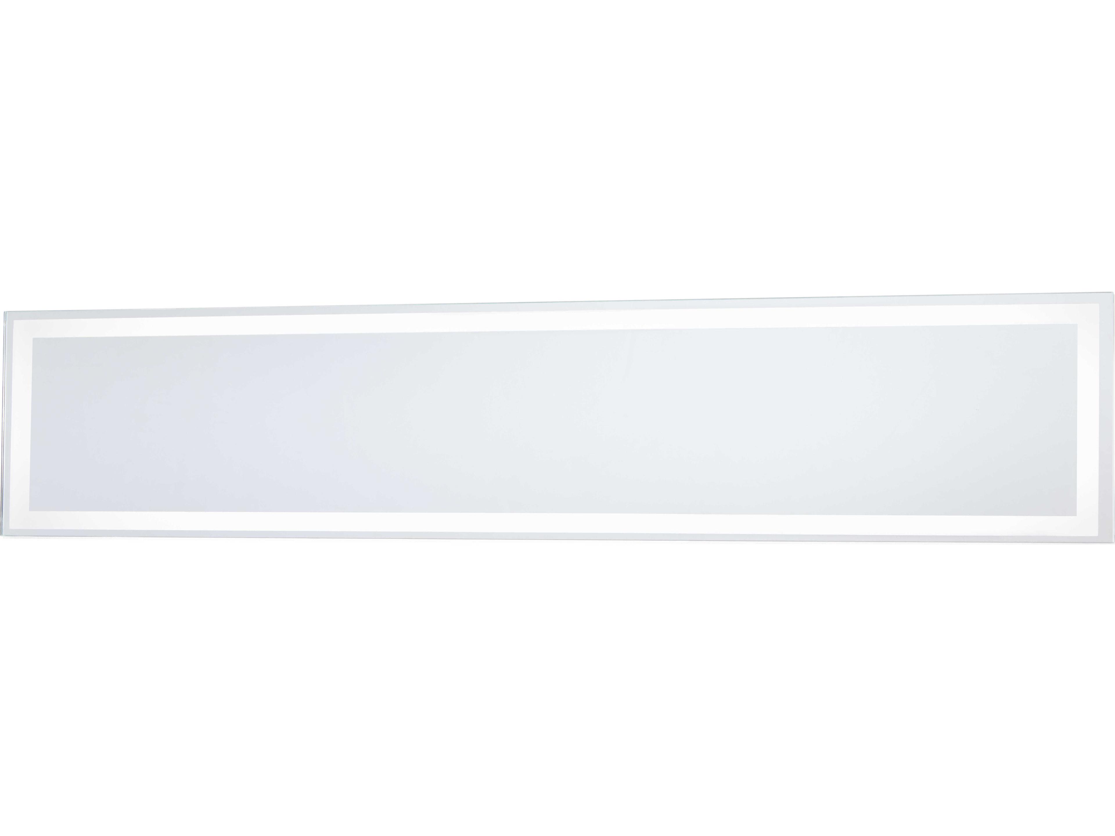 Minka Lavery White Rectangular Backlit LED Wall Mirror