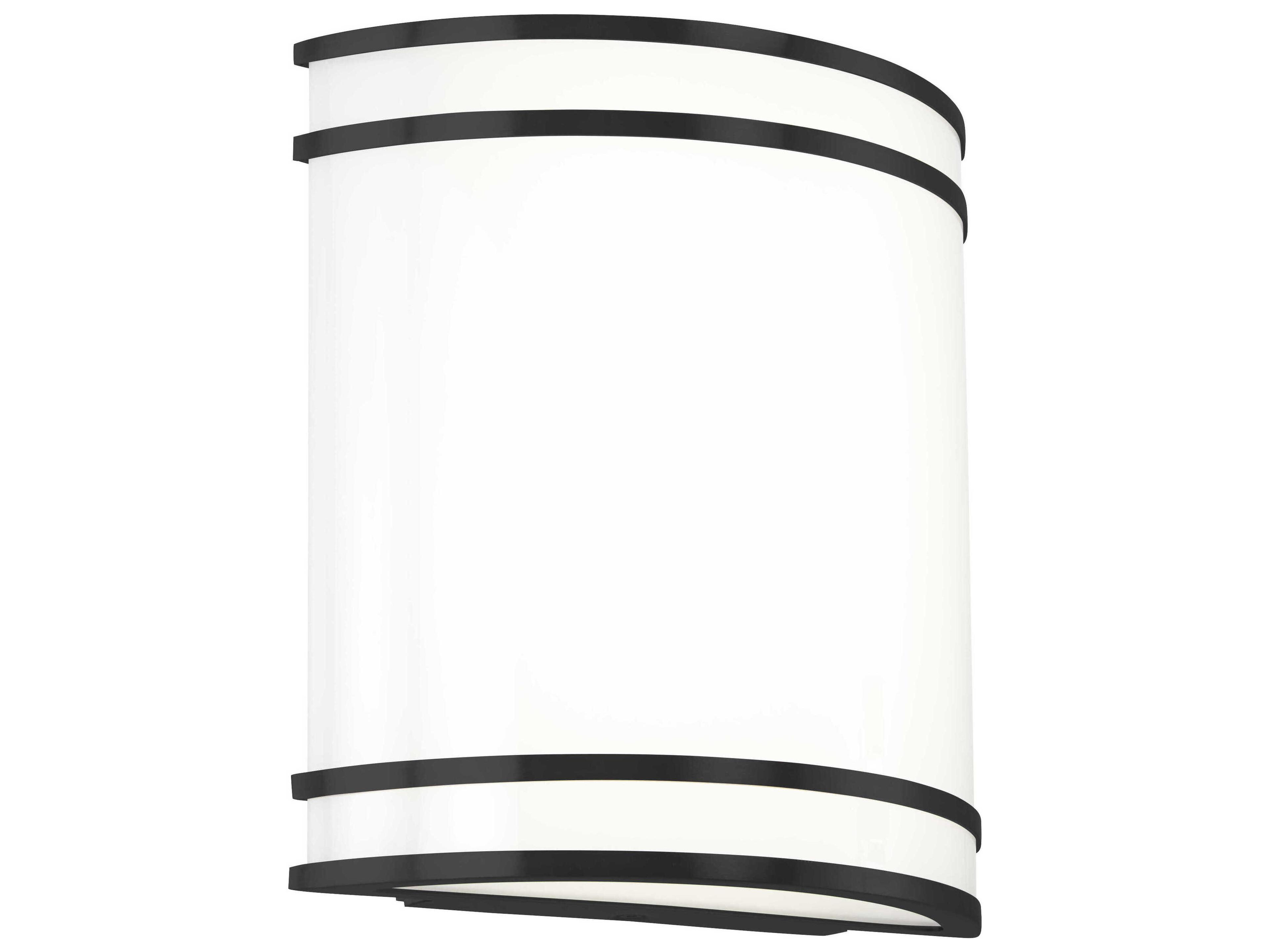 Minka Lavery Vantage 1-Light Coal Black LED Wall Sconce