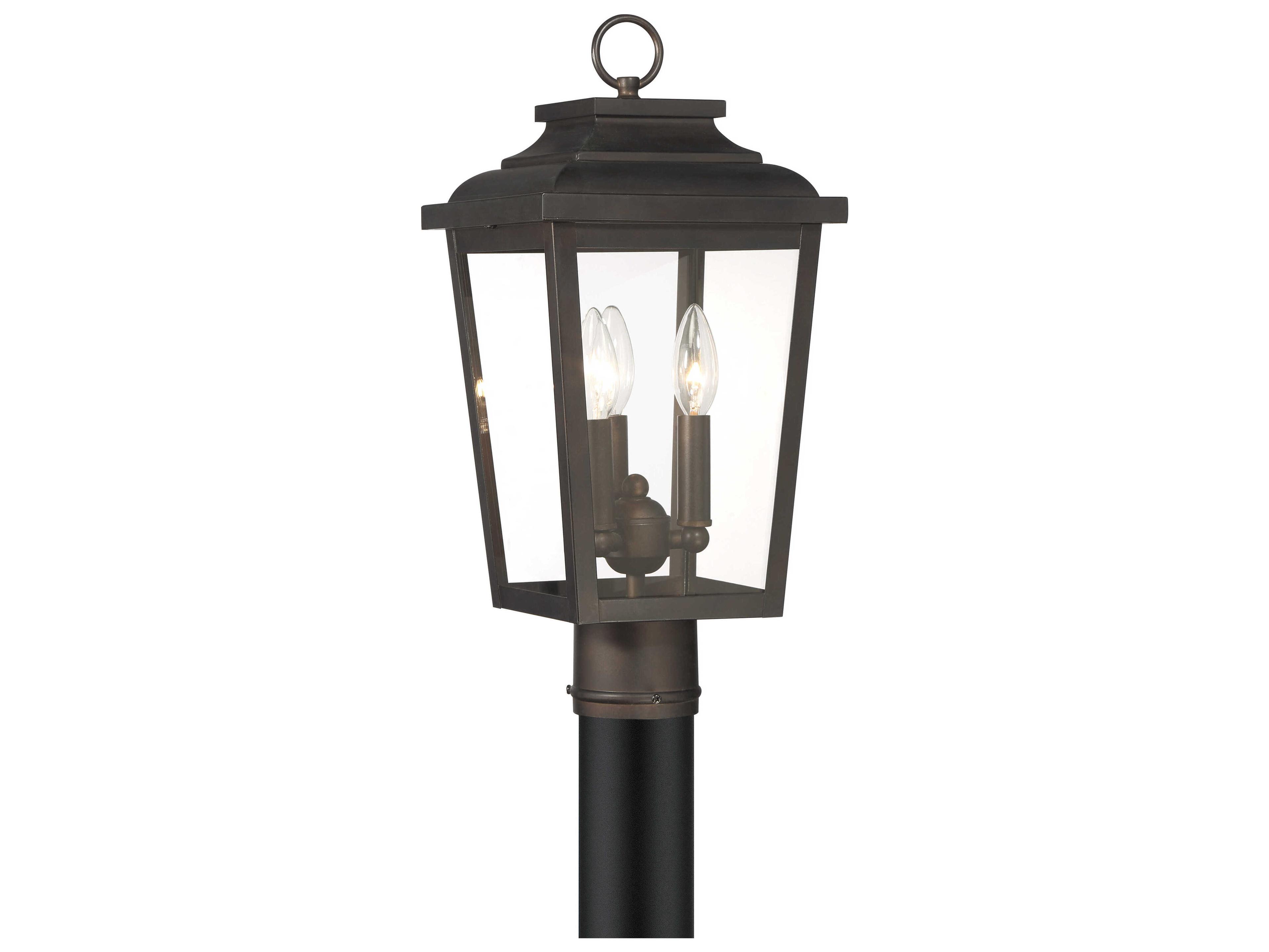 Minka Lavery Irvington Manor 3-Light Outdoor Post Light