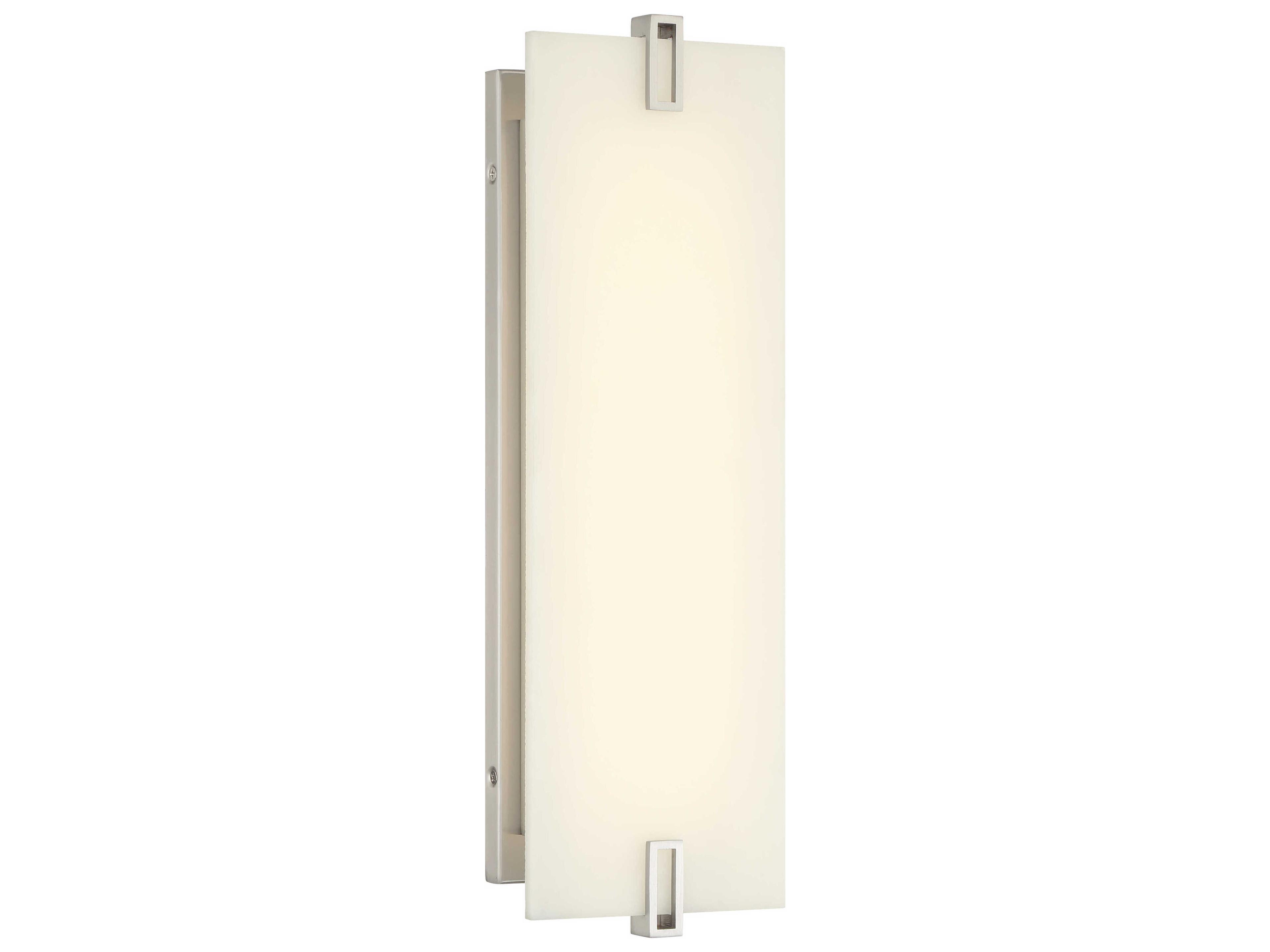 Minka Lavery Alzen 1-Light Brushed Nickel Wall Sconce