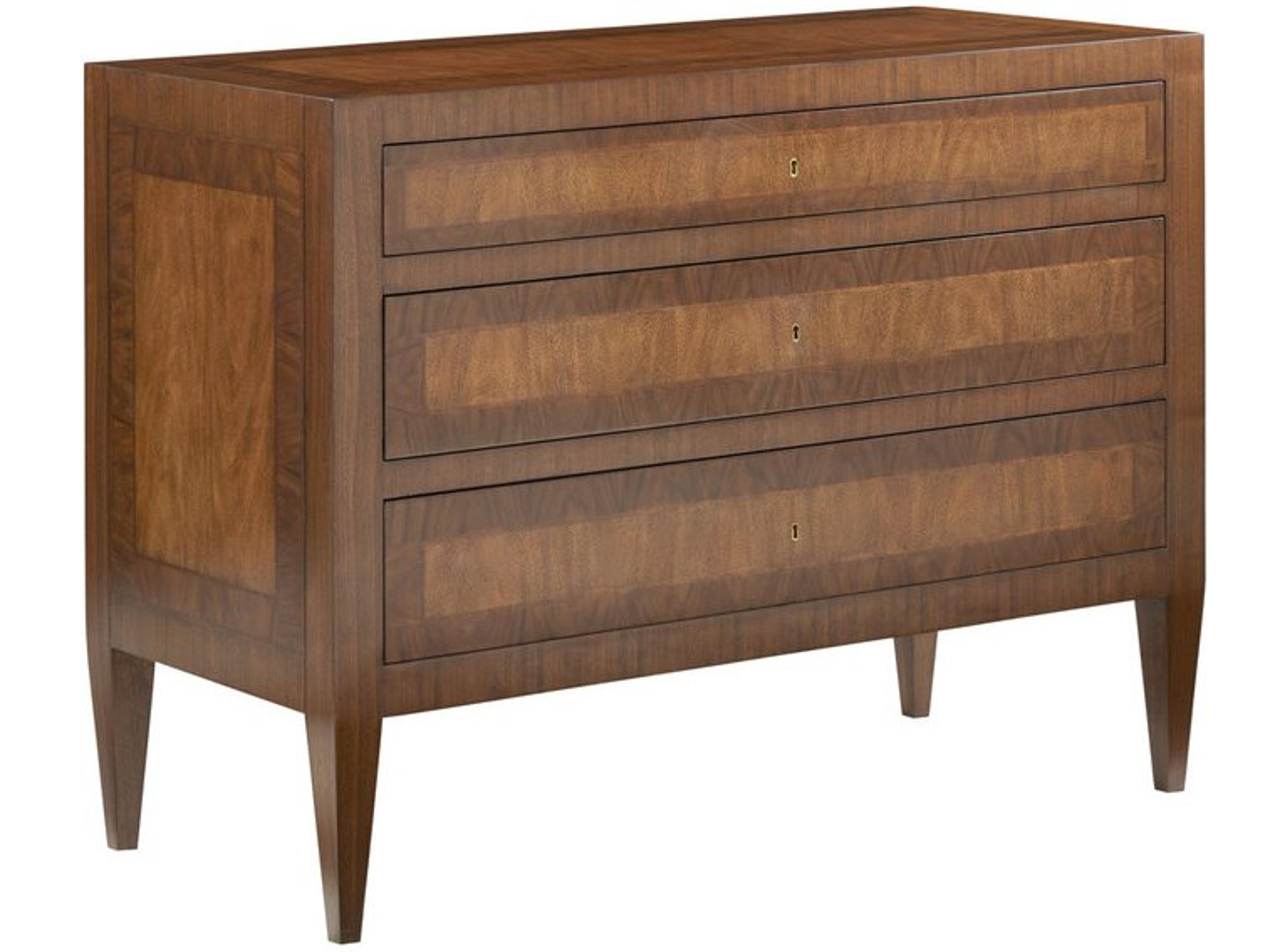 Modern History Home Verona Brown Mahogany Wood Accent Chest