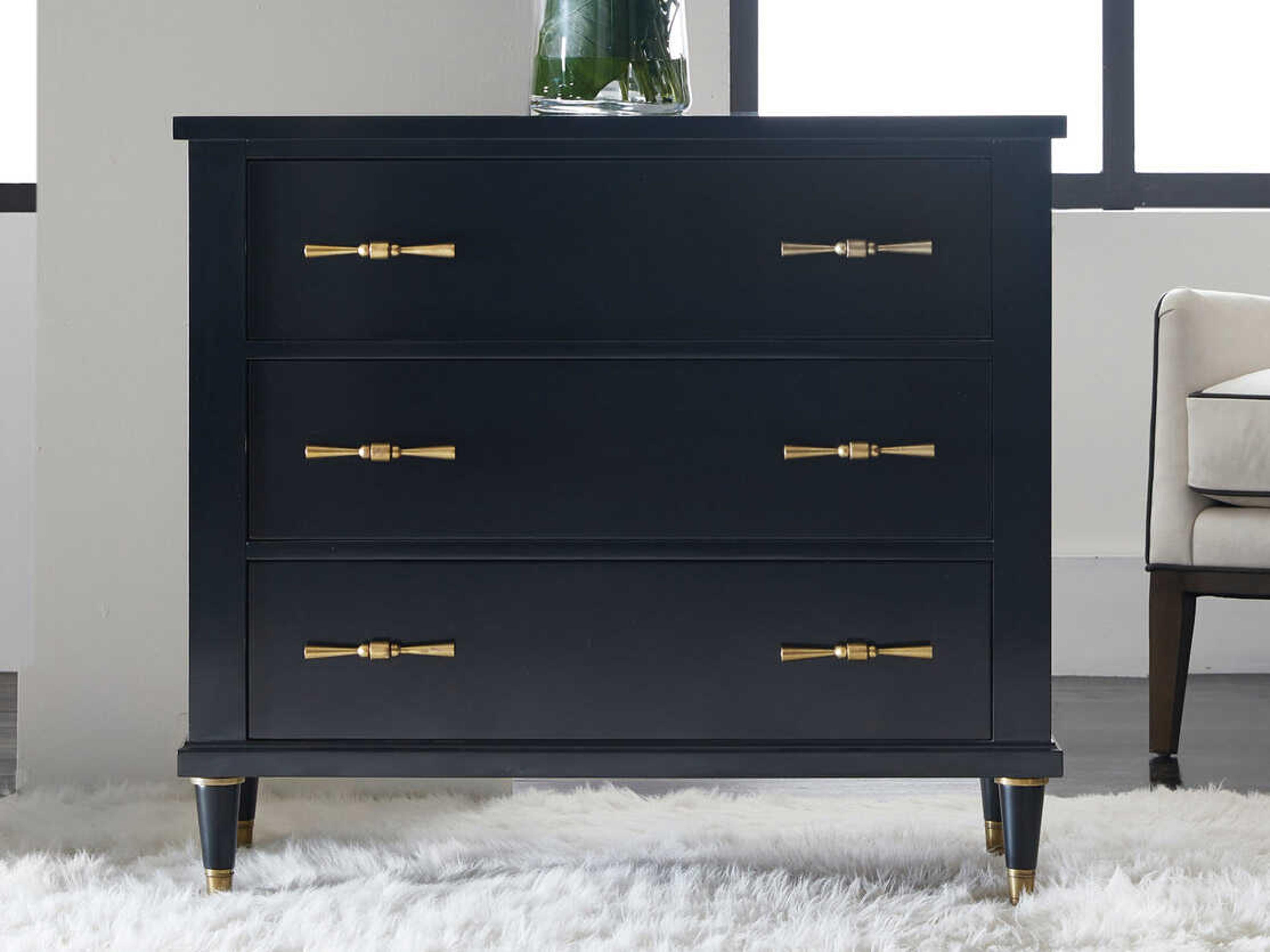 Modern History Home Klein Ebony Painted Black Accent Chest