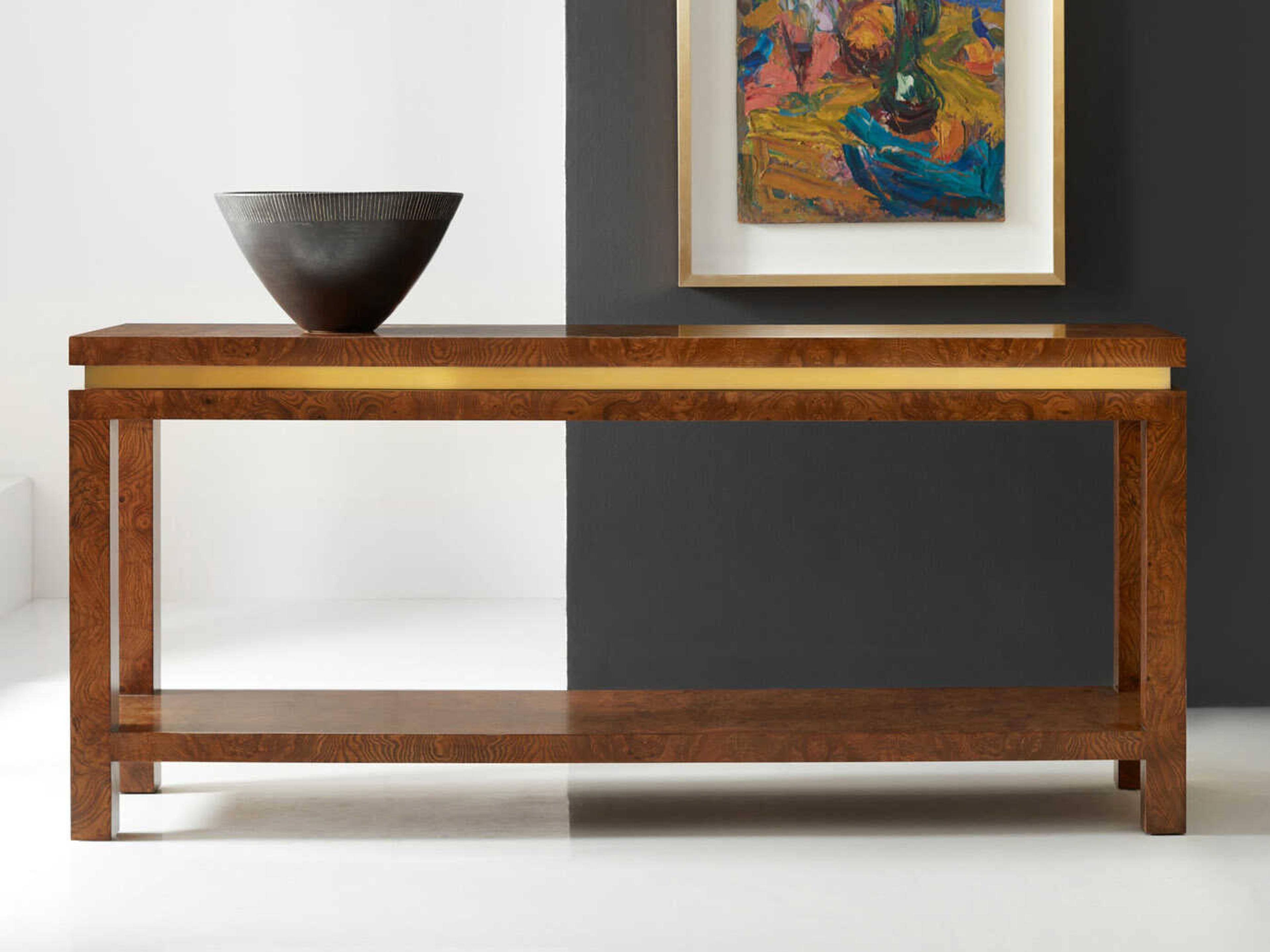 Modern History Home Elysee Rectangular Wood Console Table