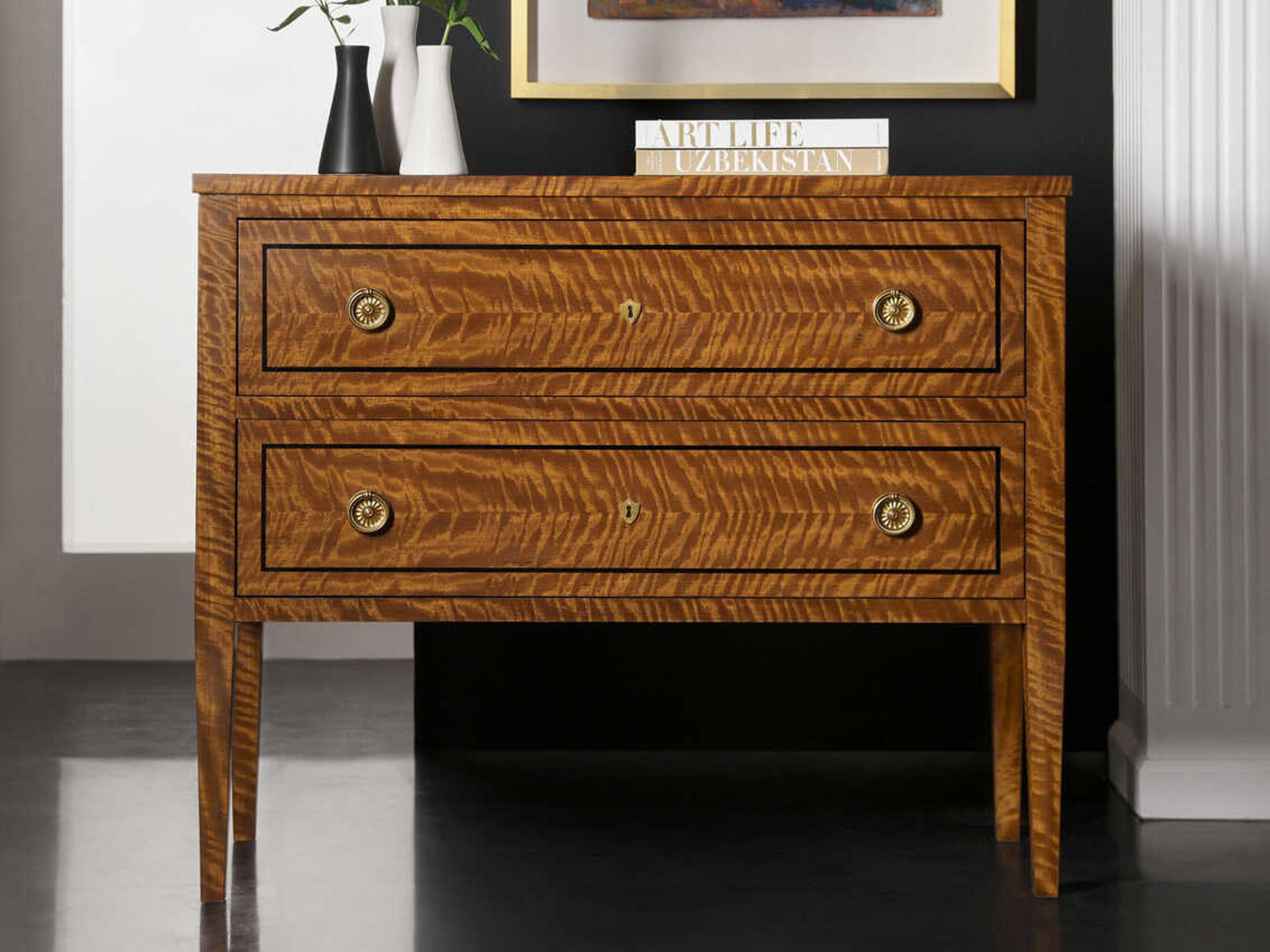 Modern History Home Bentley Brown Oak Wood Accent Chest