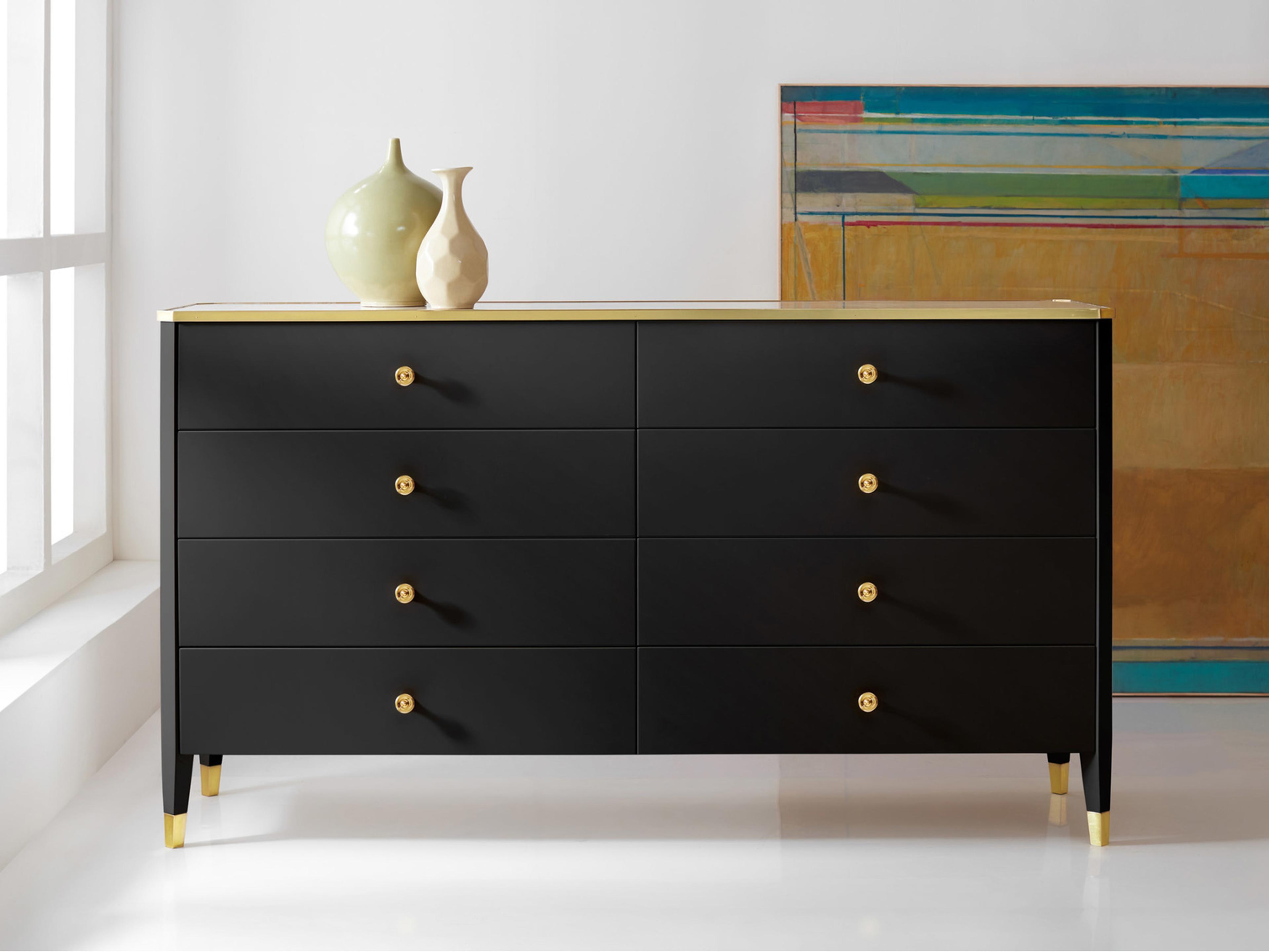 Modern History Home Niles Black Double Dresser